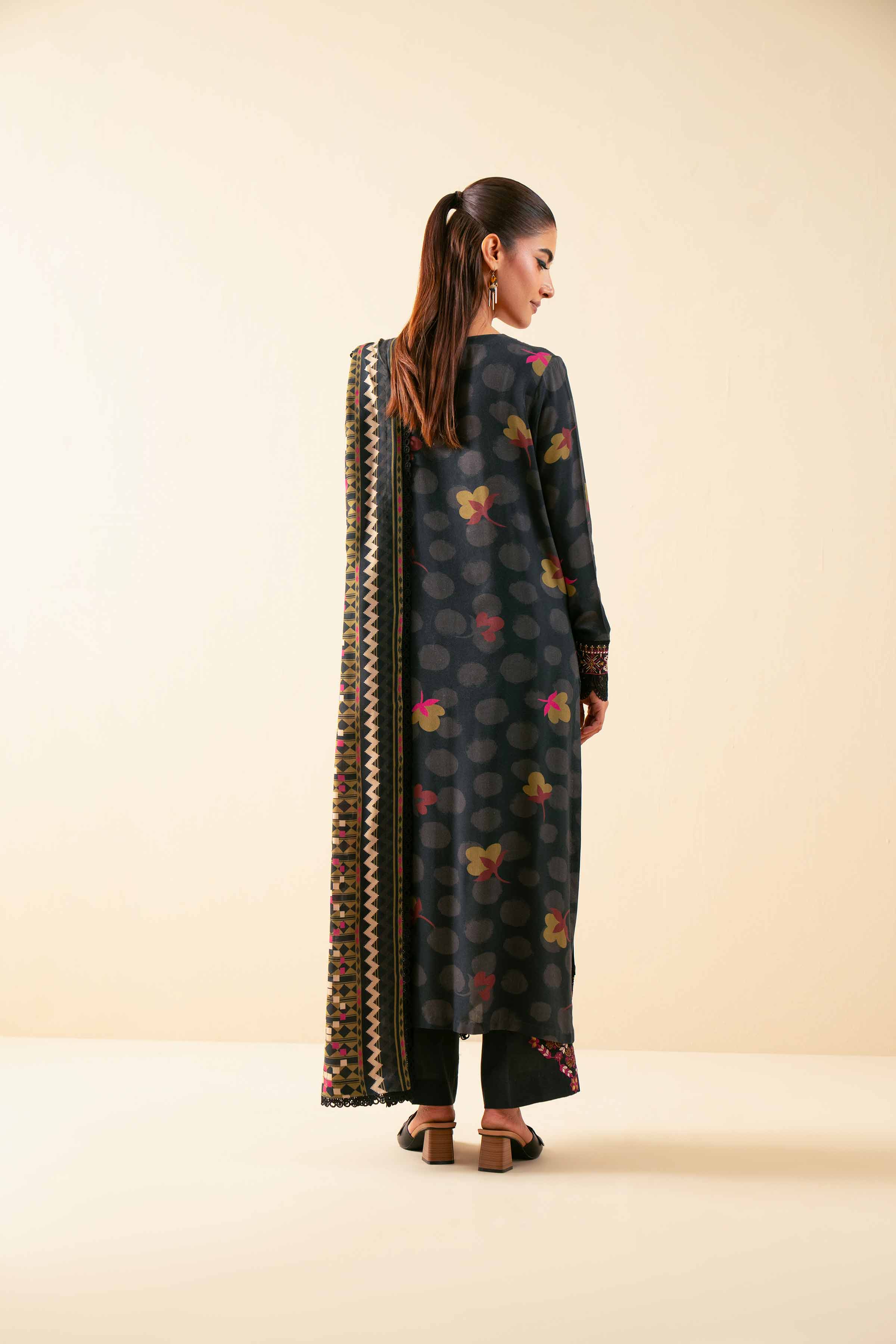 3 Piece - Printed Embroidered Suit - 42502616 for Women - Unstitched Collection | Nishat | Shop Online