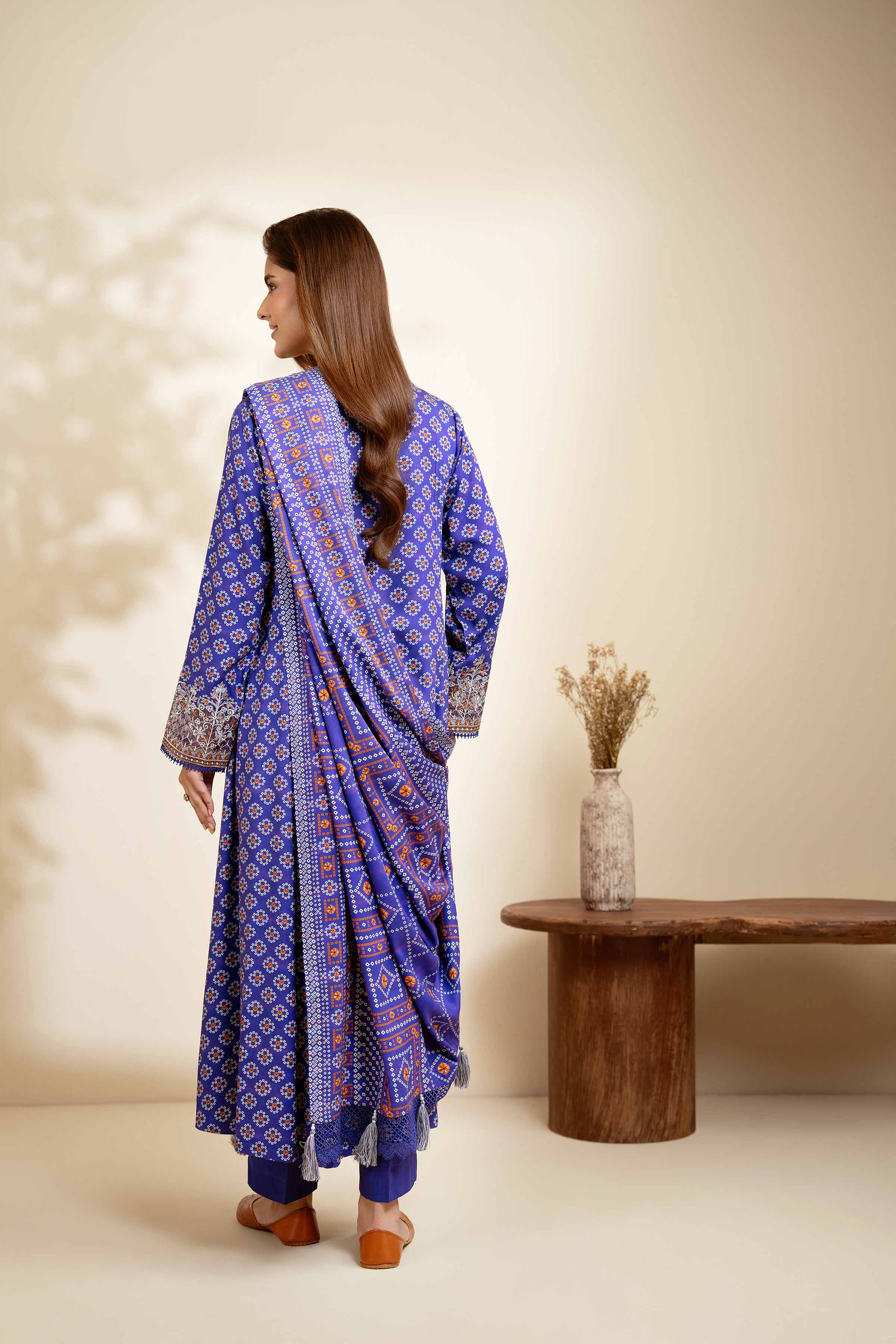 3 Piece - Printed Embroidered Suit - 42502618 for Women - Unstitched Collection | Nishat | Shop Online