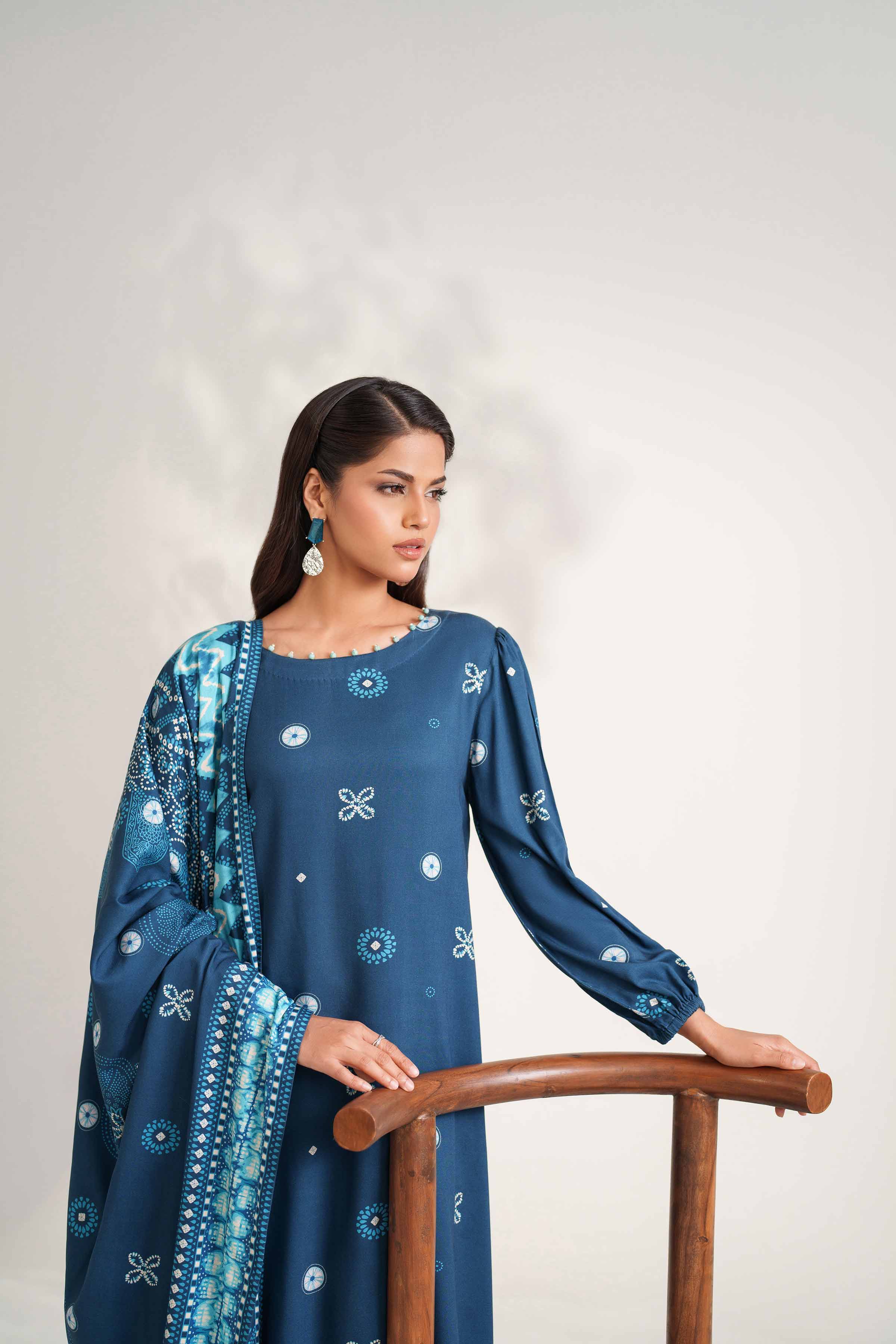 3 Piece - Printed Suit - 42502624 for Women - Unstitched Collection | Nishat | Shop Online