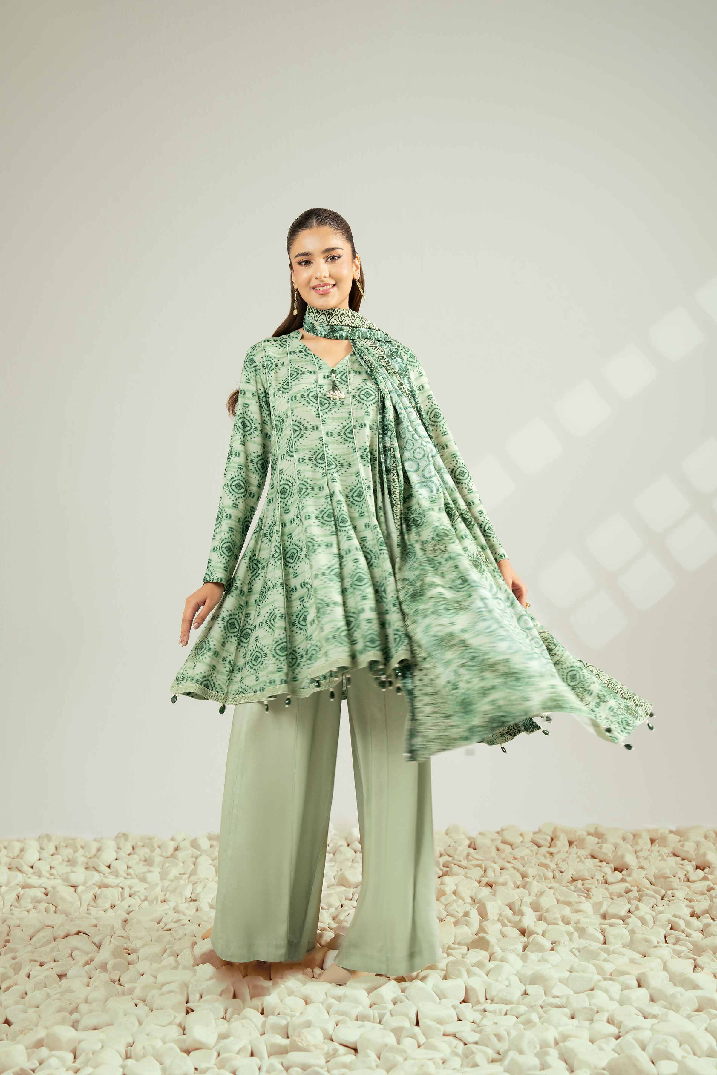 3 Piece - Printed Suit - 42502625 for Women - Unstitched Collection | Nishat | Shop Online