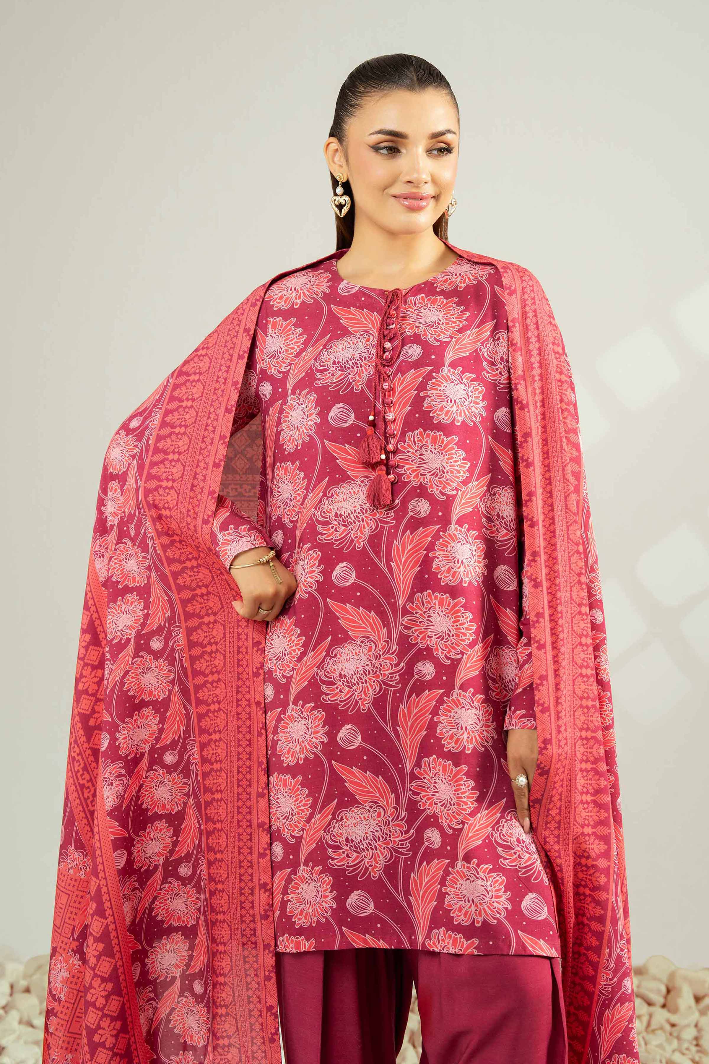3 Piece - Printed Suit - 42502627 for Women - Unstitched Collection | Nishat | Shop Online