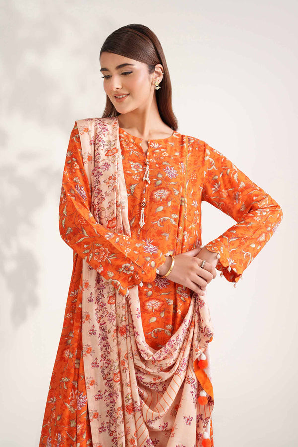 3 Piece - Printed Suit - 42502628 for Women - Unstitched Collection | Nishat | Shop Online