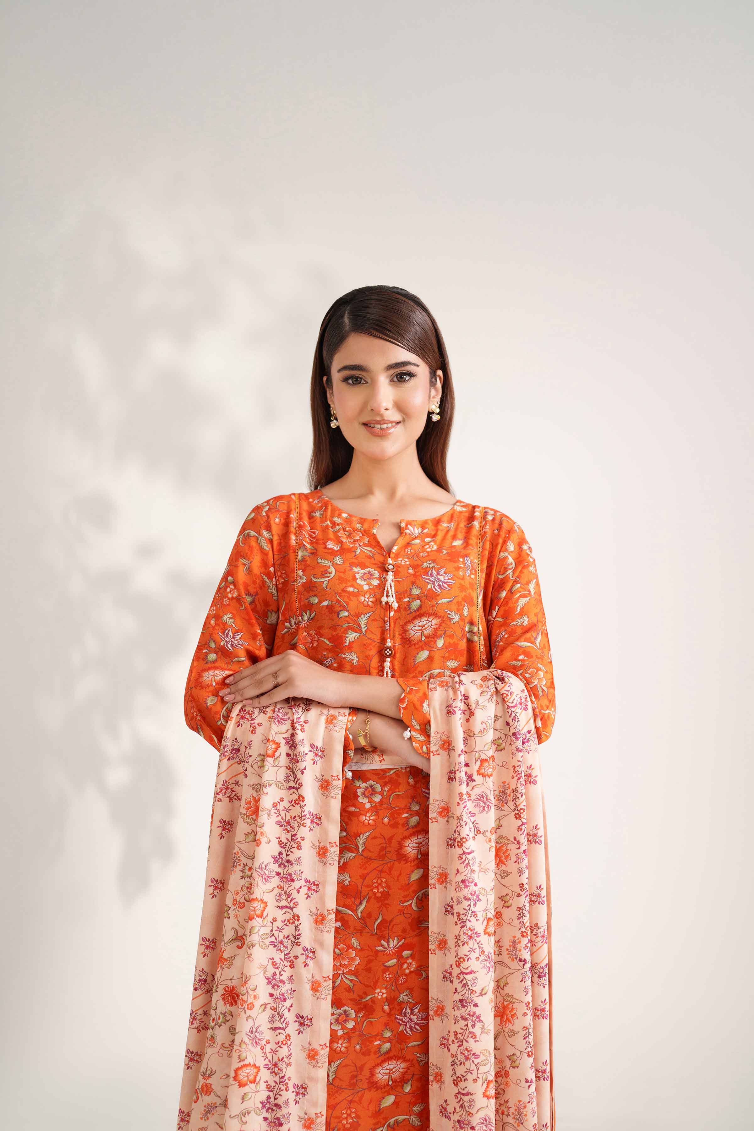 3 Piece - Printed Suit - 42502628 for Women - Unstitched Collection | Nishat | Shop Online