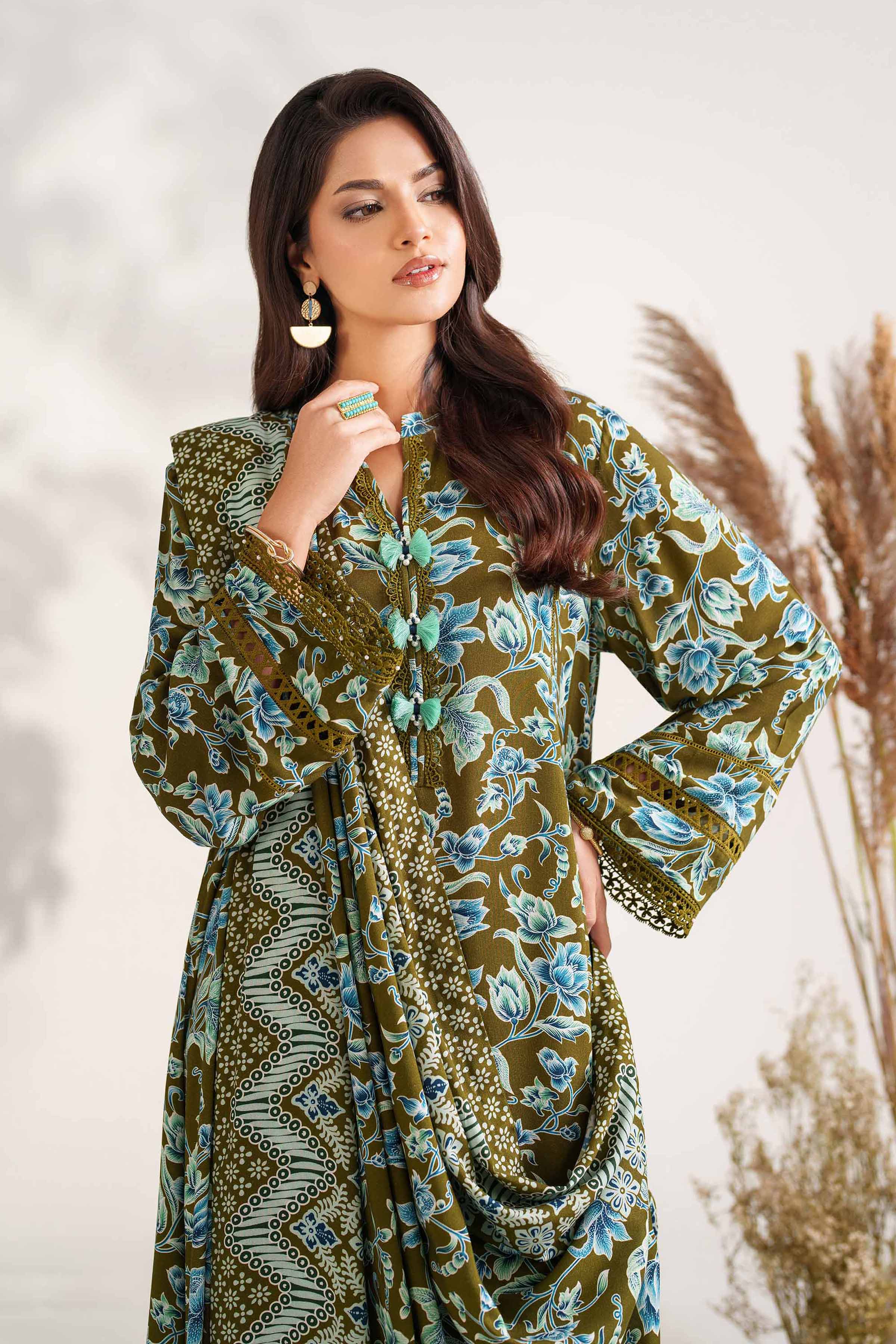 3 Piece - Printed Suit - 42502629 for Women - Unstitched Collection | Nishat | Shop Online