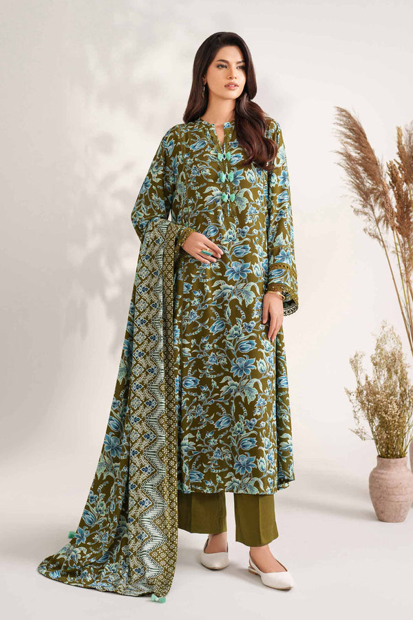 3 Piece - Printed Suit - 42502629 for Women - Unstitched Collection | Nishat | Shop Online