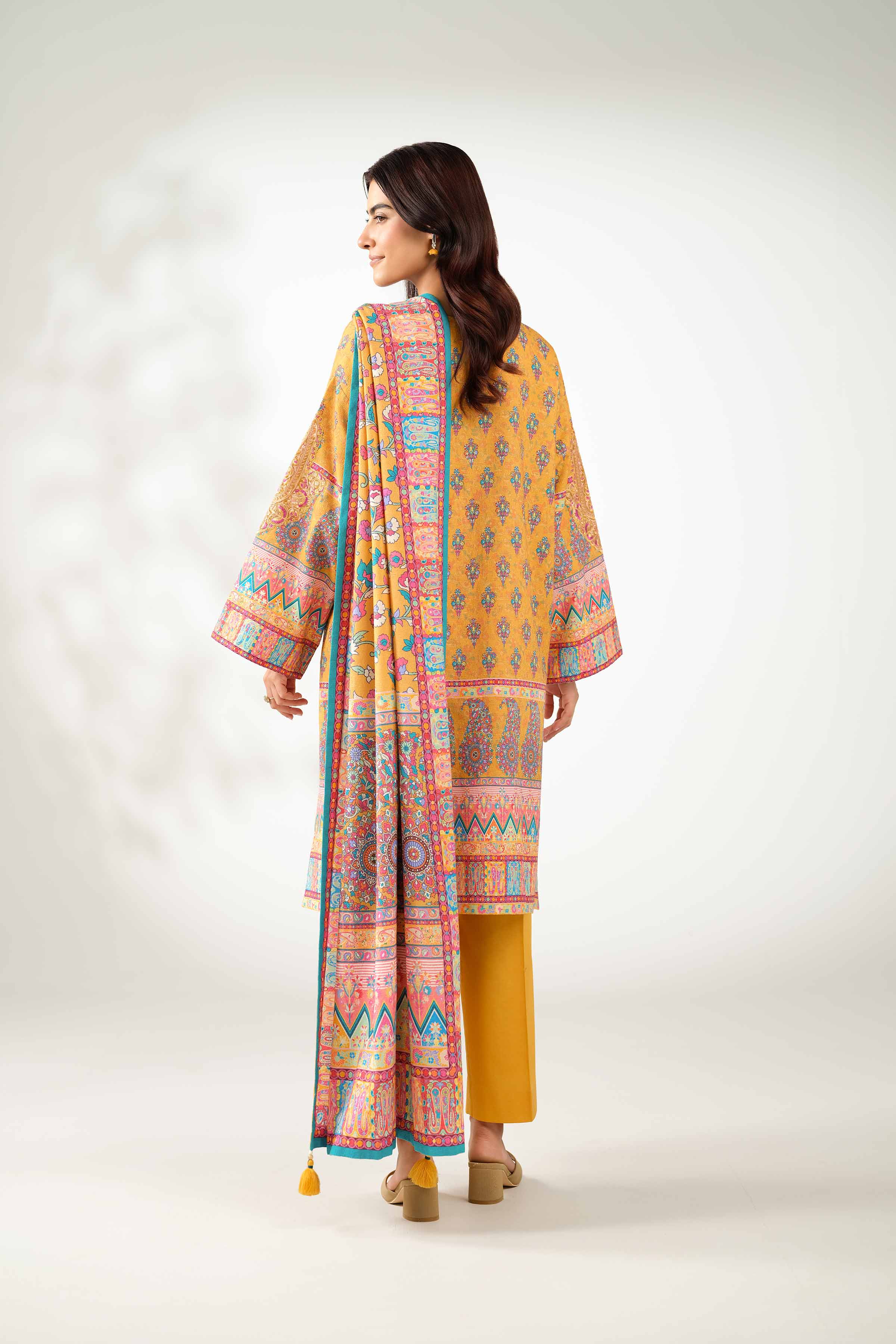 3 Piece - Digital Printed Embroidered Suit - 42502635 for Women - Unstitched Collection | Nishat | Shop Online