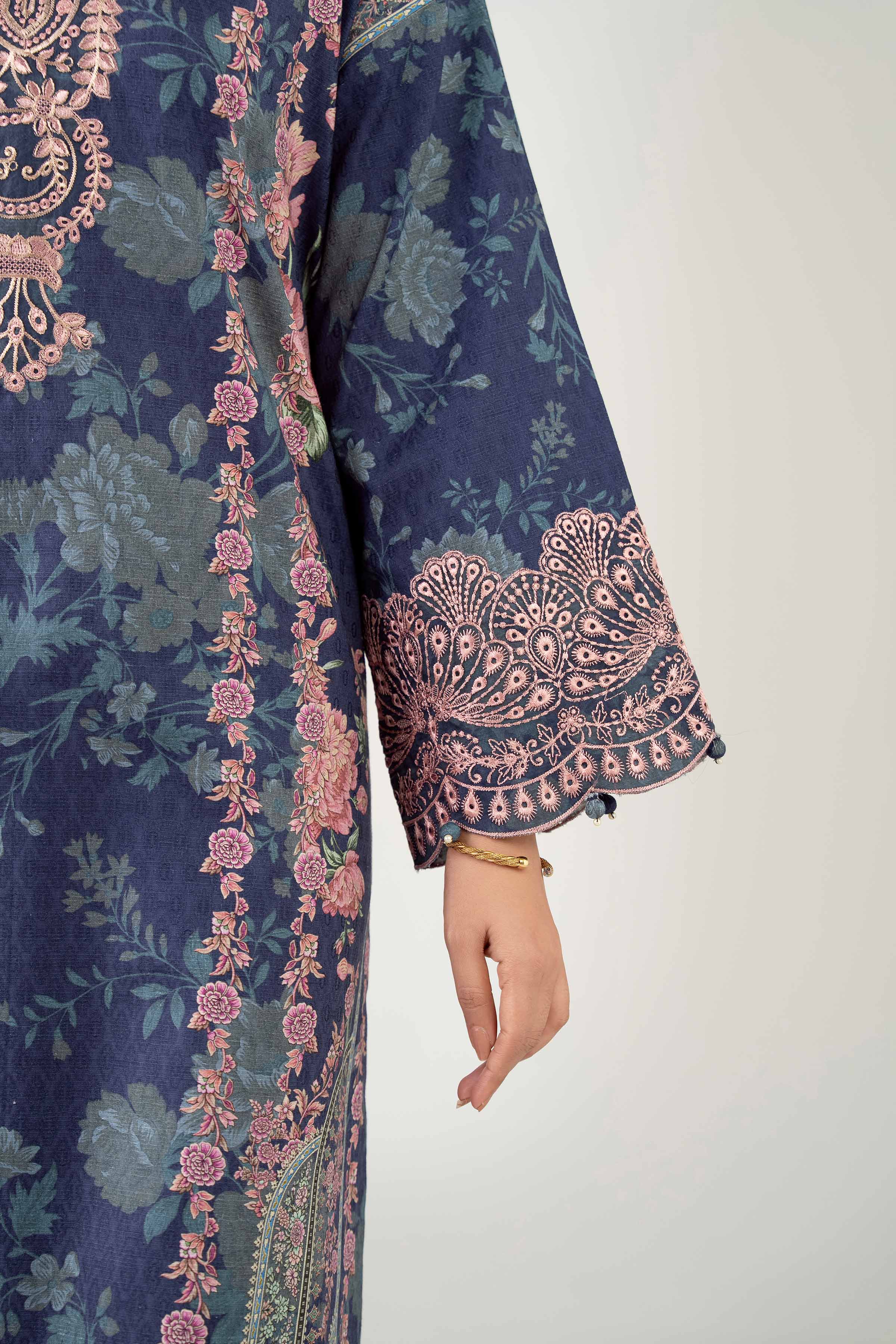 3 Piece - Digital Printed Embroidered Suit - 42502636 for Women - Unstitched Collection | Nishat | Shop Online