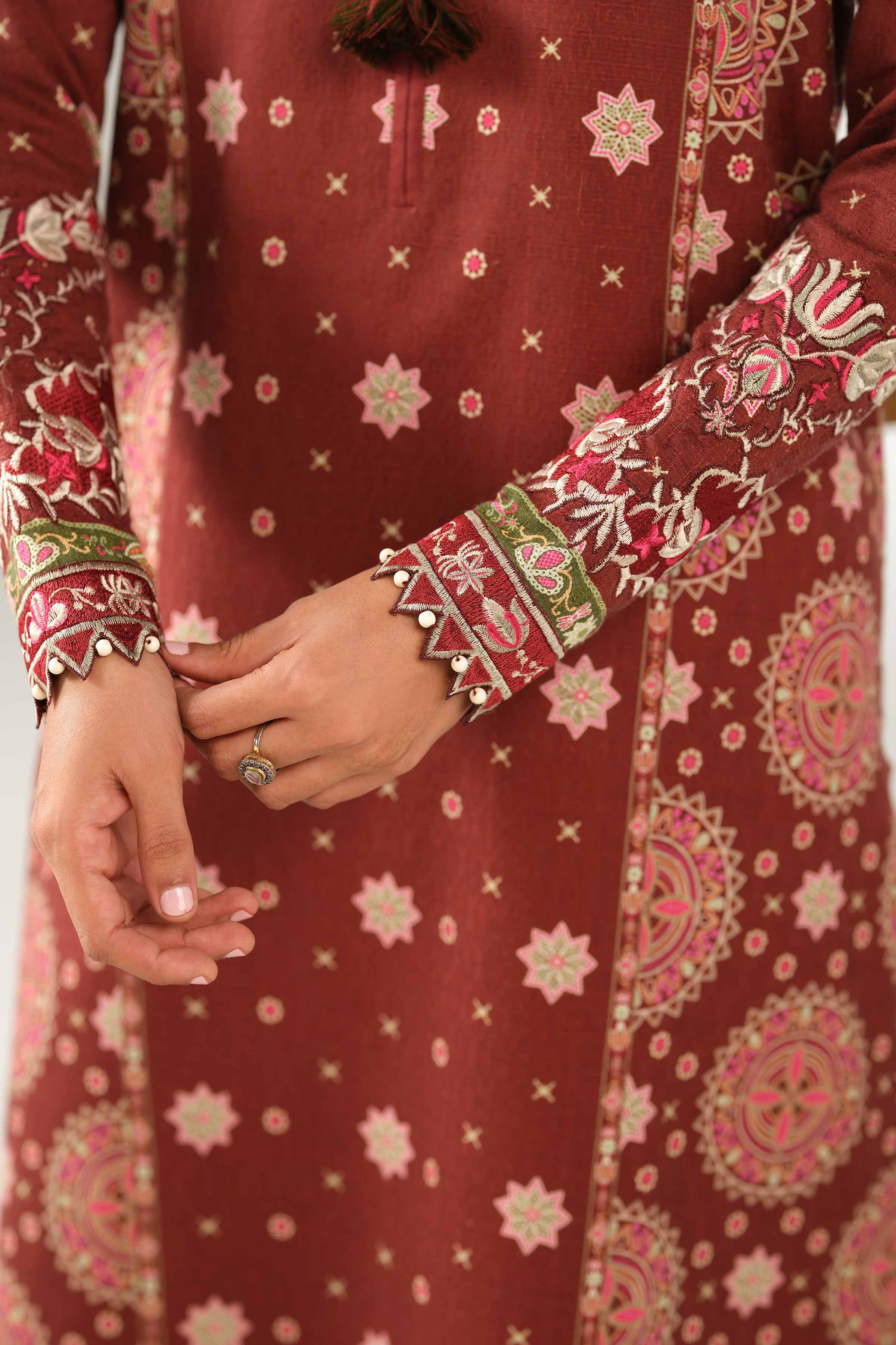 3 Piece - Digital Printed Embroidered Suit - 42502640 for Women - Unstitched Collection | Nishat | Shop Online