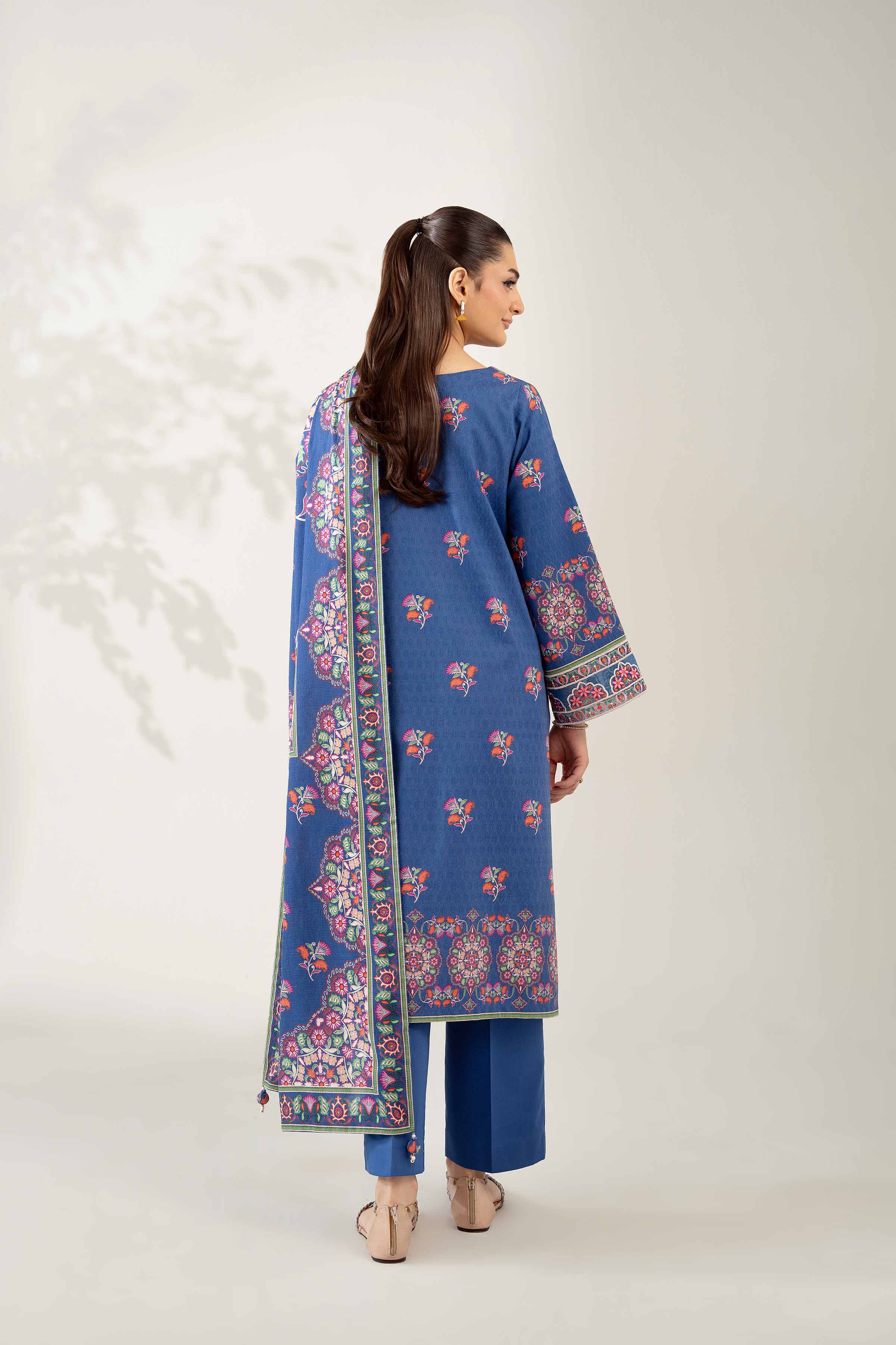 3 Piece - Digital Printed Embroidered Suit - 42502641 for Women - Unstitched Collection | Nishat | Shop Online
