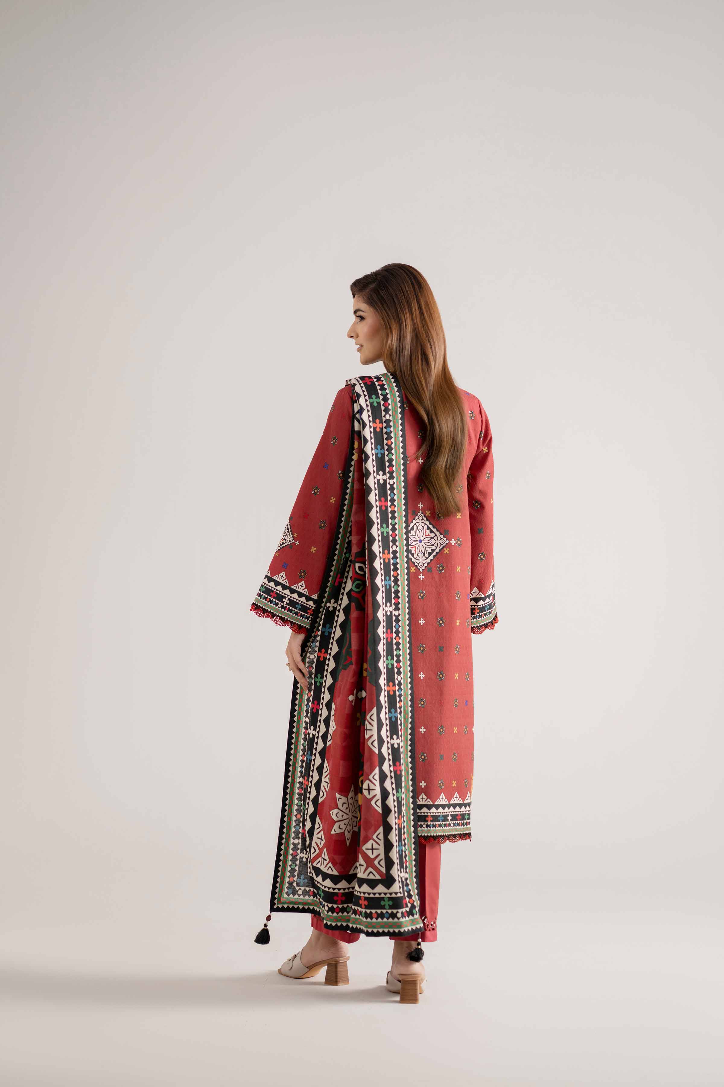 3 Piece - Digital Printed Embroidered Suit - 42502642 for Women - Unstitched Collection | Nishat | Shop Online
