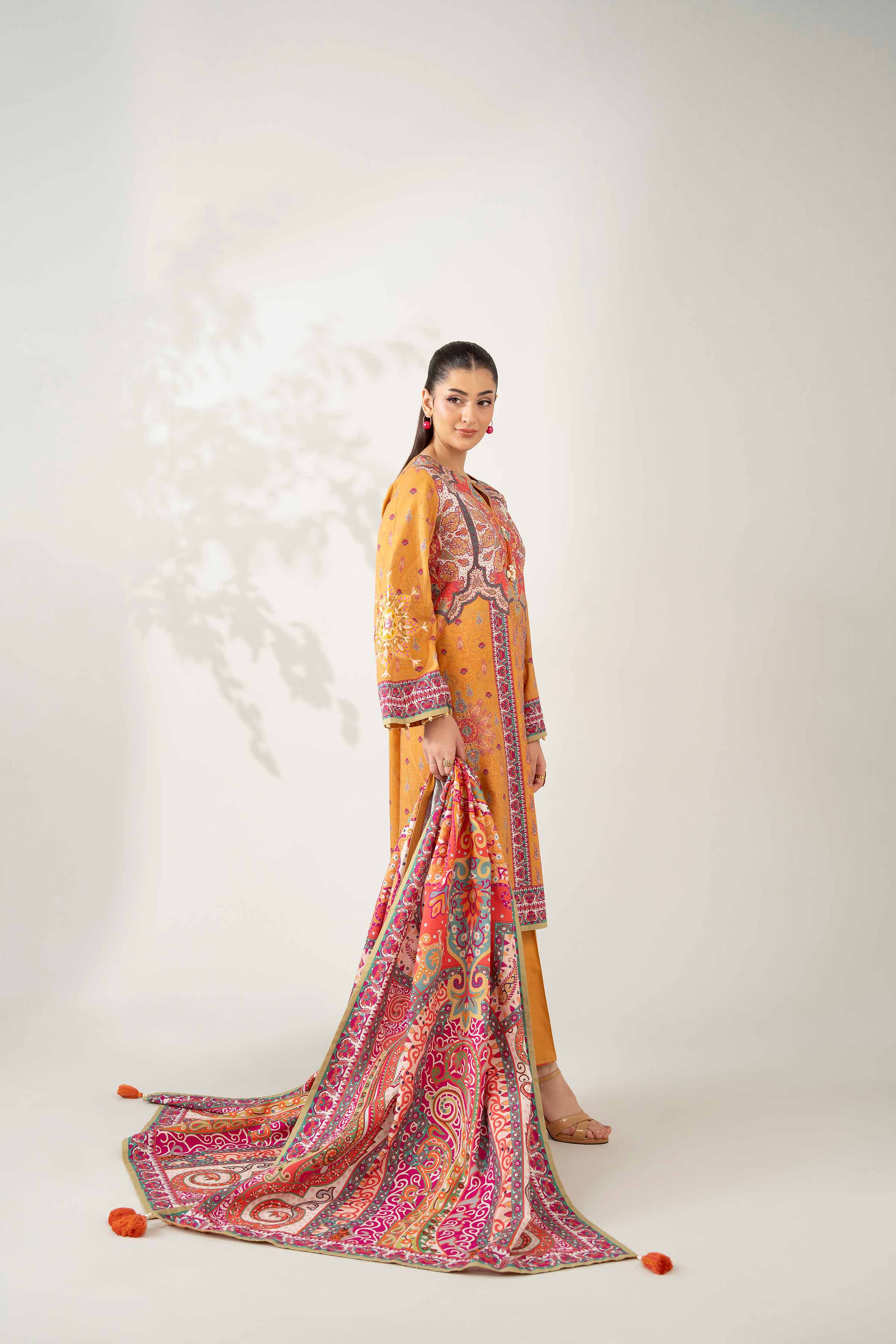 3 Piece - Digital Printed Embroidered Suit - 42502643 for Women - Unstitched Collection | Nishat | Shop Online