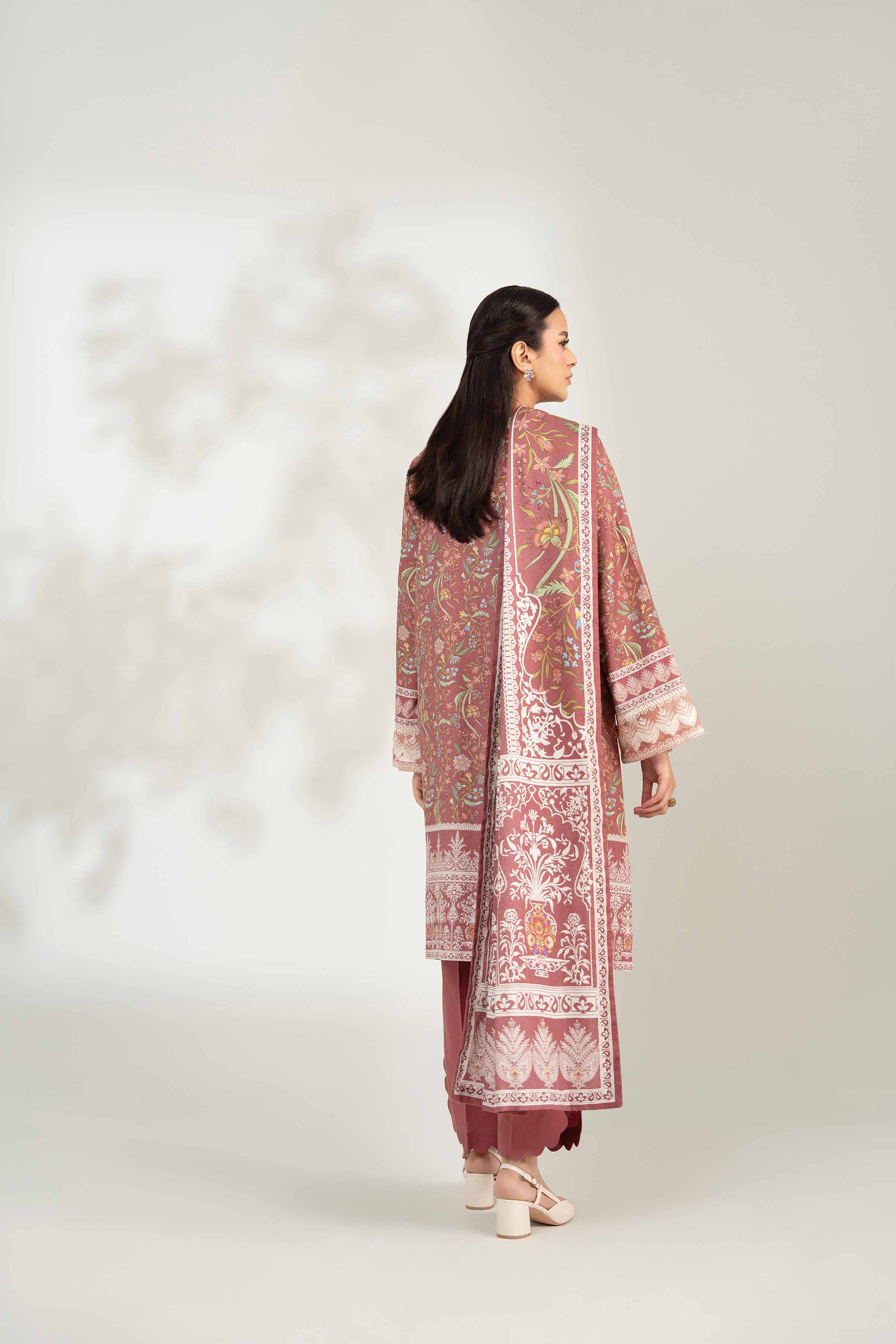 3 Piece - Digital Printed Embroidered Suit - 42502645 for Women - Unstitched Collection | Nishat | Shop Online