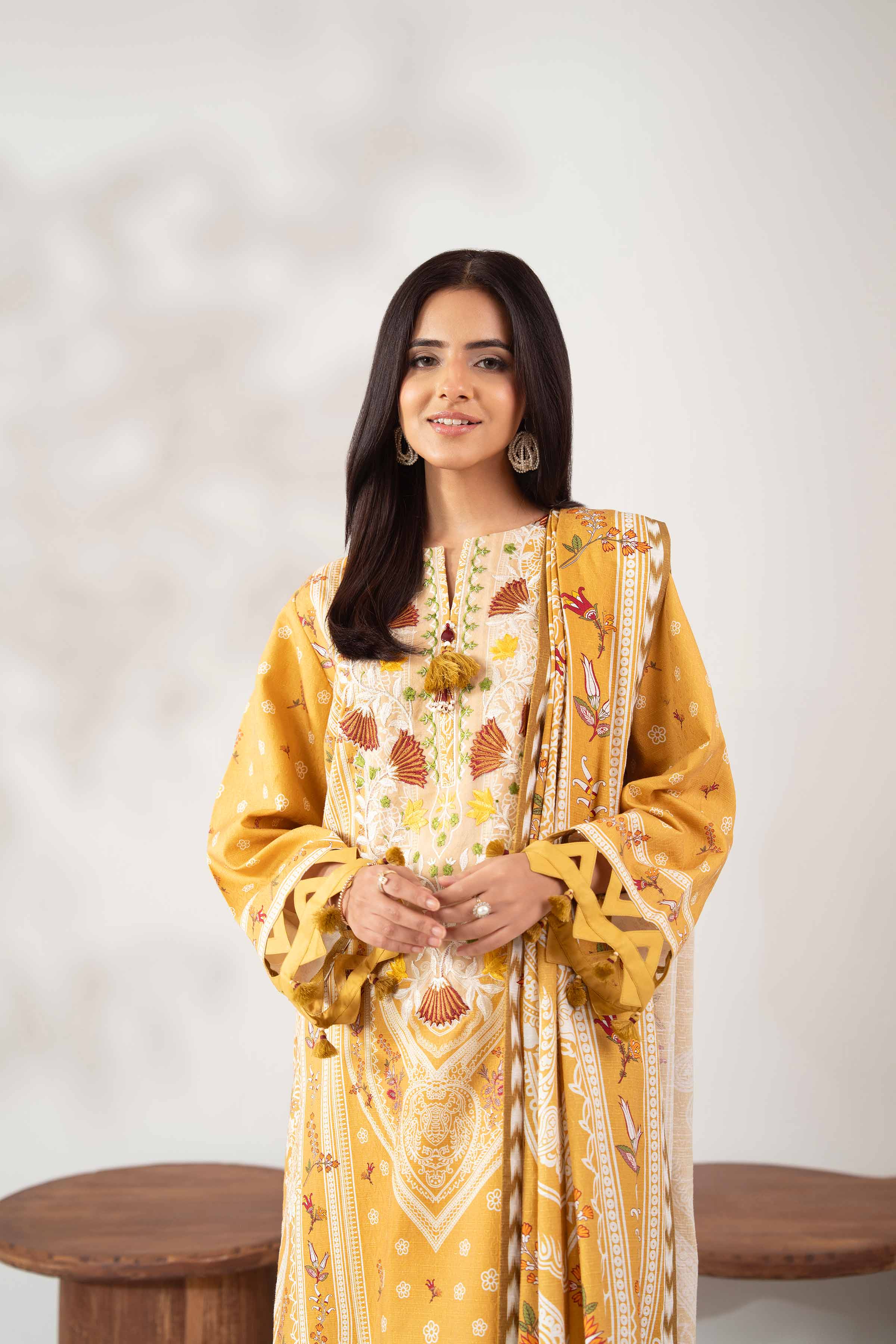 3 Piece - Digital Printed Embroidered Suit - 42502649 for Women - Unstitched Collection | Nishat | Shop Online