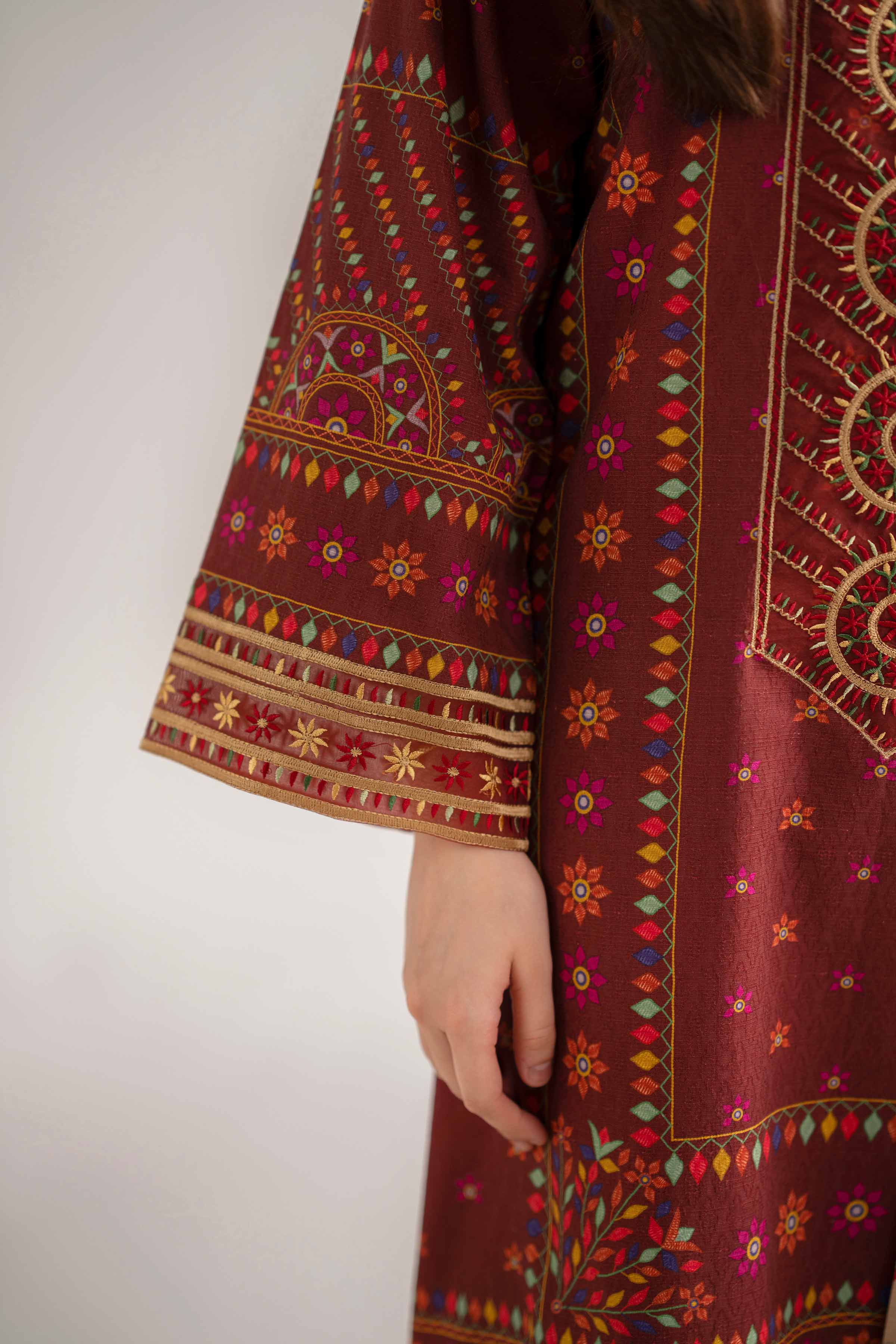3 Piece - Digital Printed Embroidered Suit - 42502650 for Women - Unstitched Collection | Nishat | Shop Online