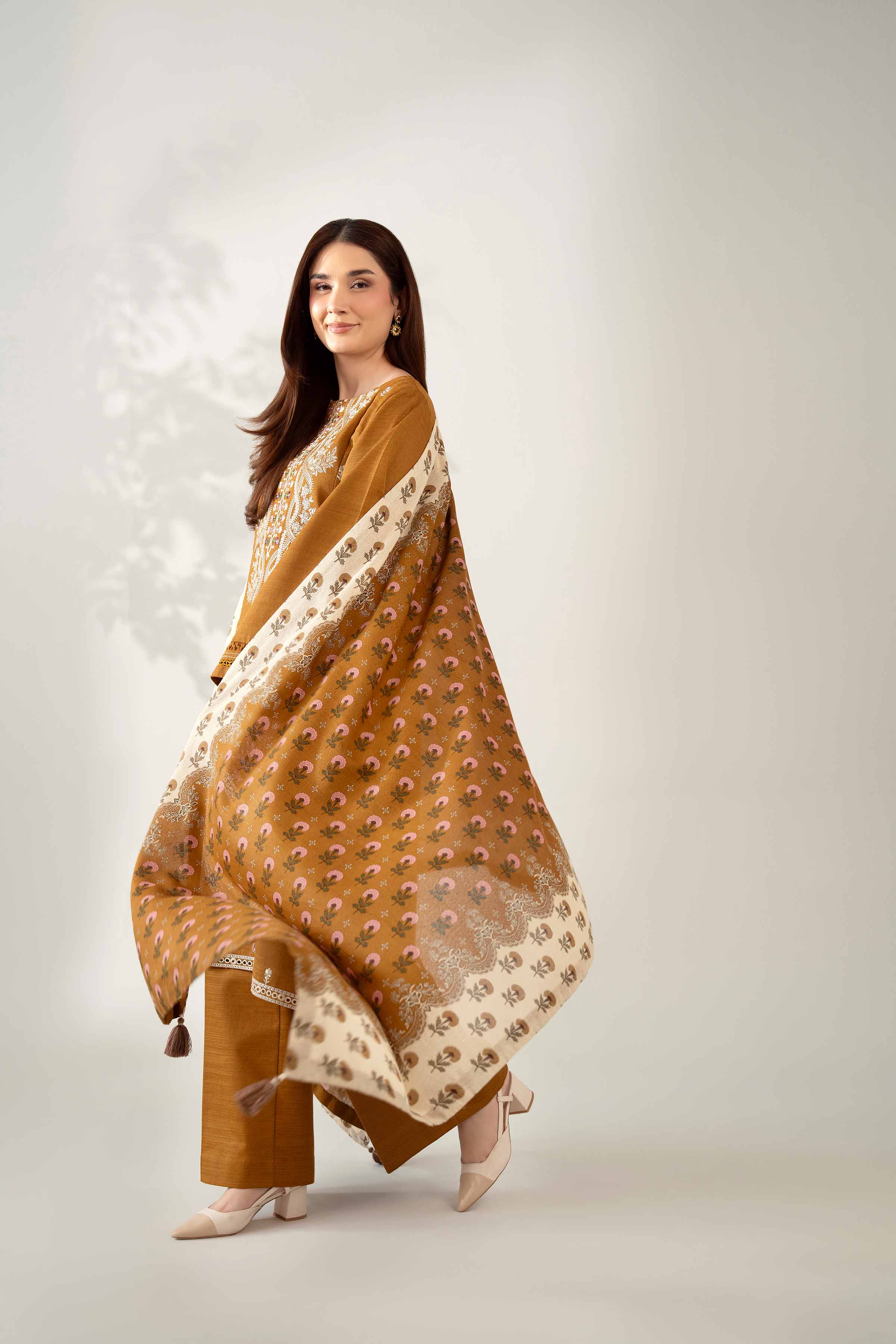 3 Piece - Printed Embroidered Suit - 42502684 for Women - Unstitched Collection | Nishat | Shop Online