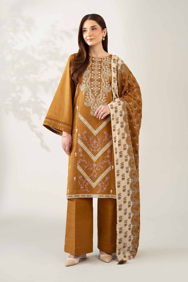 3 Piece - Printed Embroidered Suit - 42502684 for Women - Unstitched Collection | Nishat | Shop Online