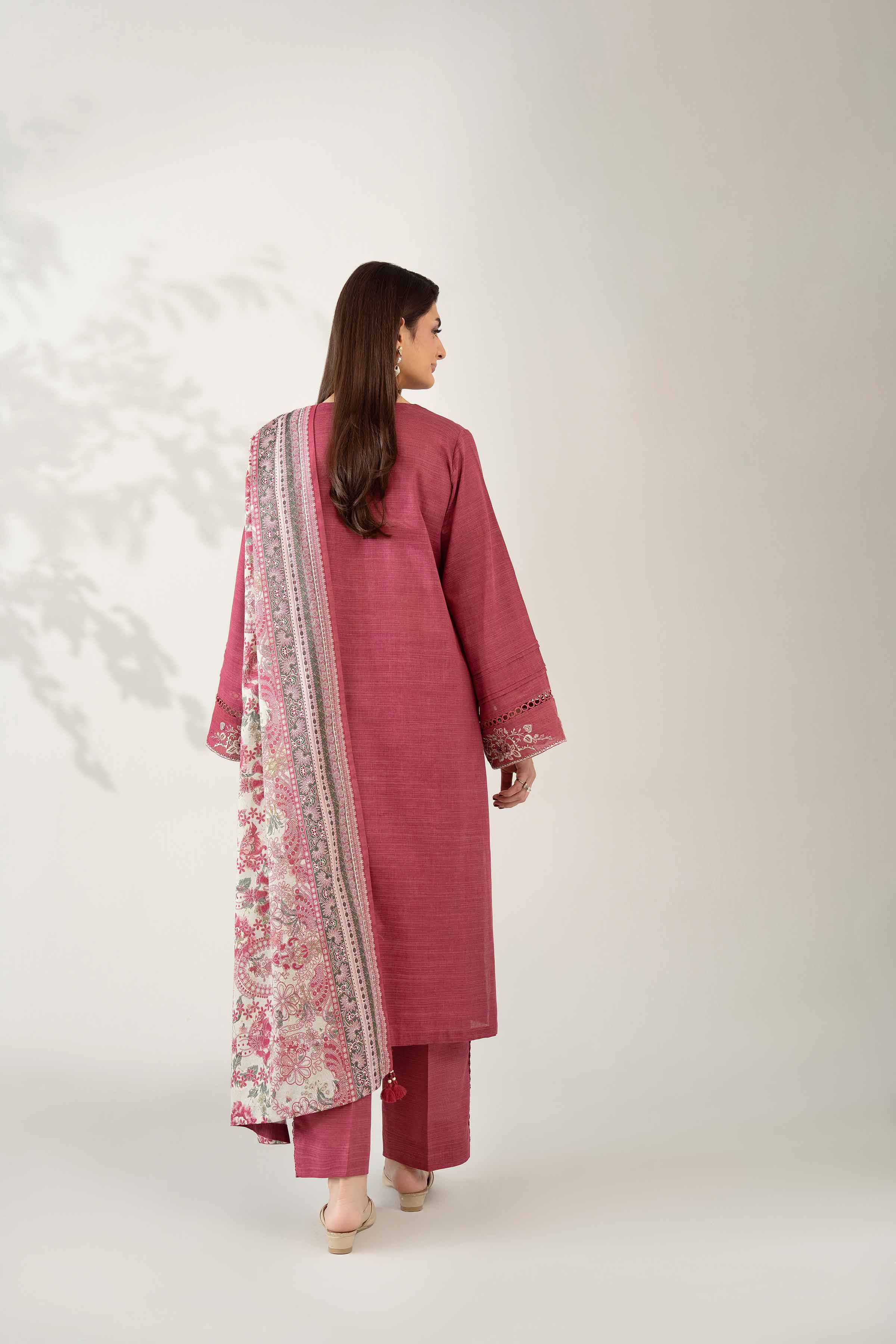 3 Piece - Printed Embroidered Suit - 42502687 for Women - Unstitched Collection | Nishat | Shop Online