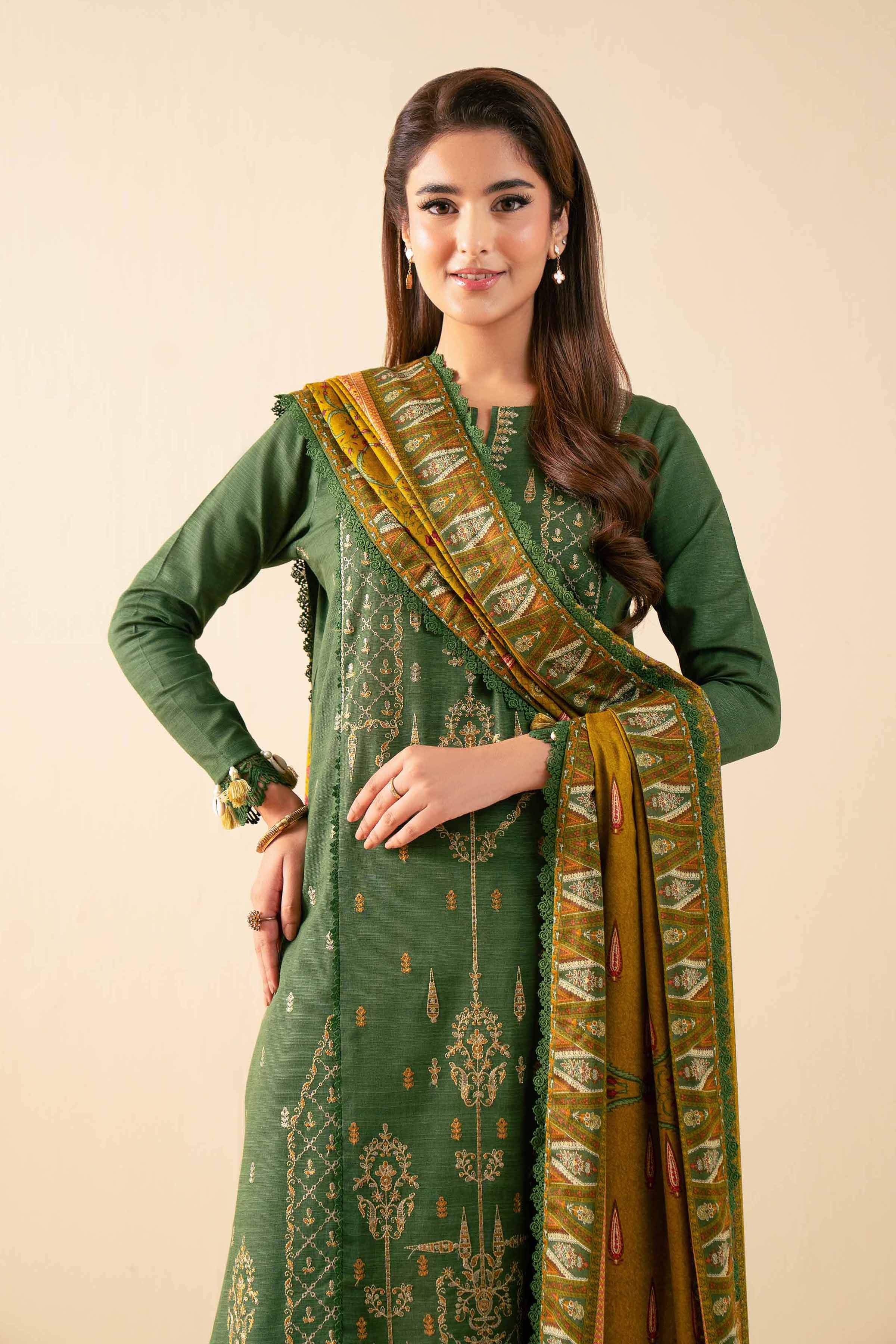 3 Piece - Printed Embroidered Suit - 42502689 for Women - Unstitched Collection | Nishat | Shop Online
