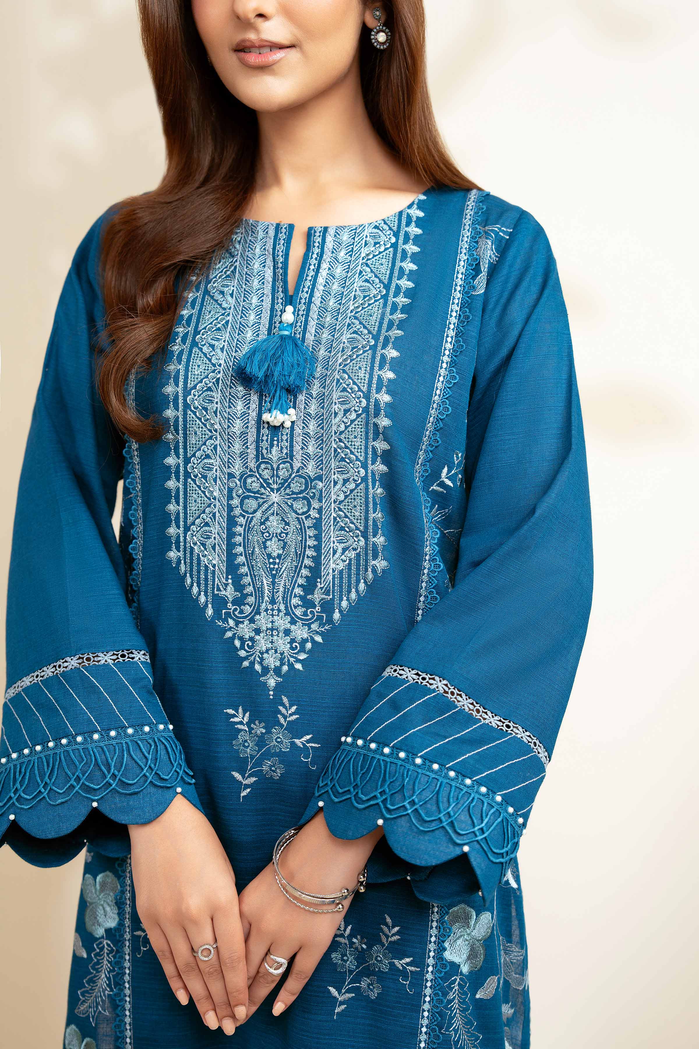 3 Piece - Printed Embroidered Suit - 42502691 for Women - Unstitched Collection | Nishat | Shop Online