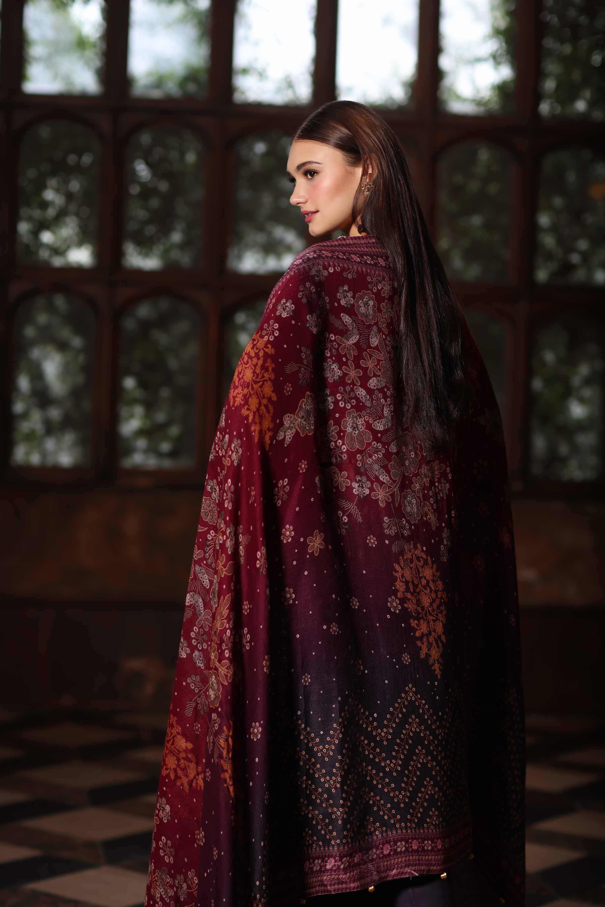 3 Piece - Digital Printed Embroidered Suit - 42502698 for Women - Unstitched Collection | Nishat | Shop Online