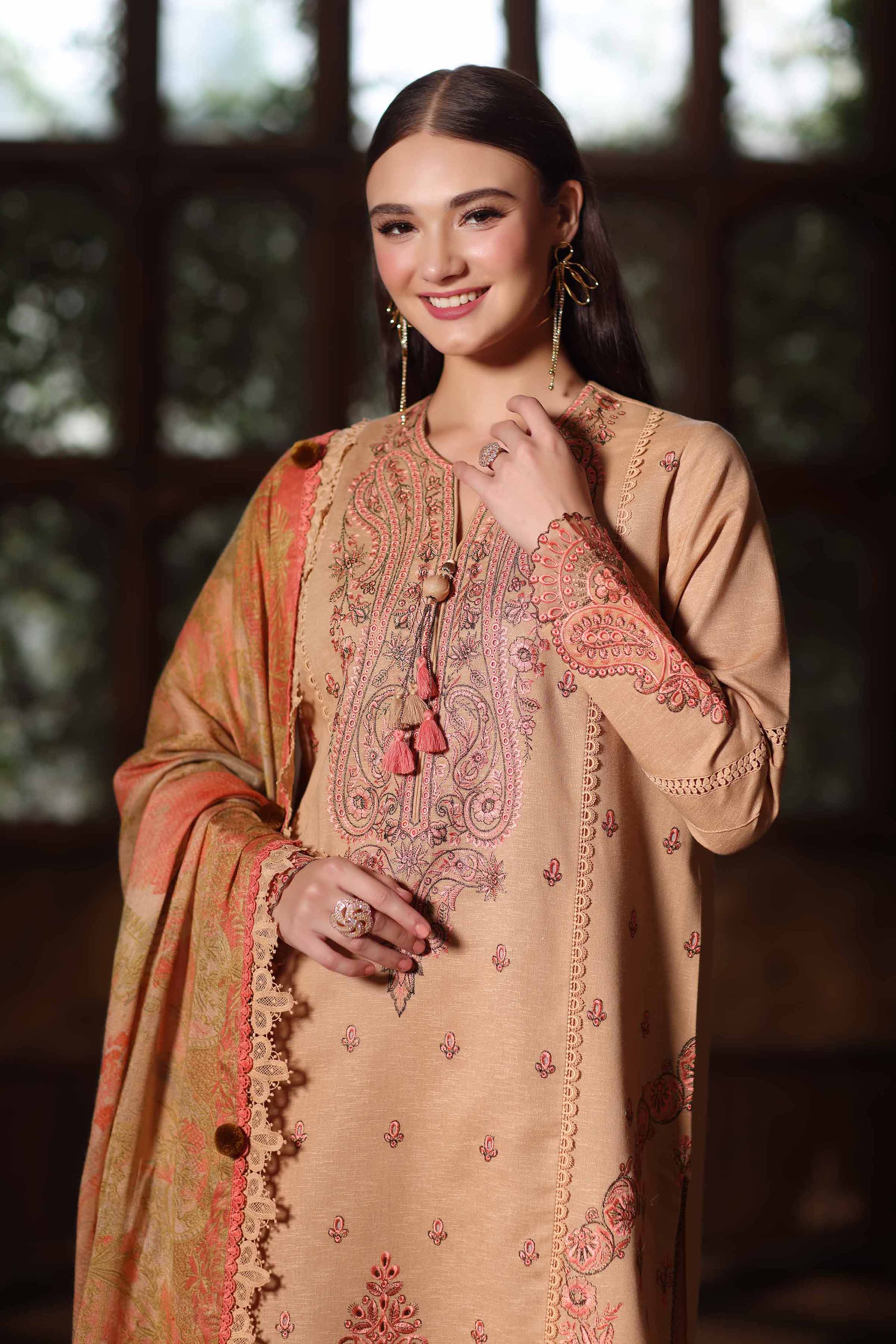 3 Piece - Digital Printed Embroidered Suit - 42502699 for Women - Unstitched Collection | Nishat | Shop Online