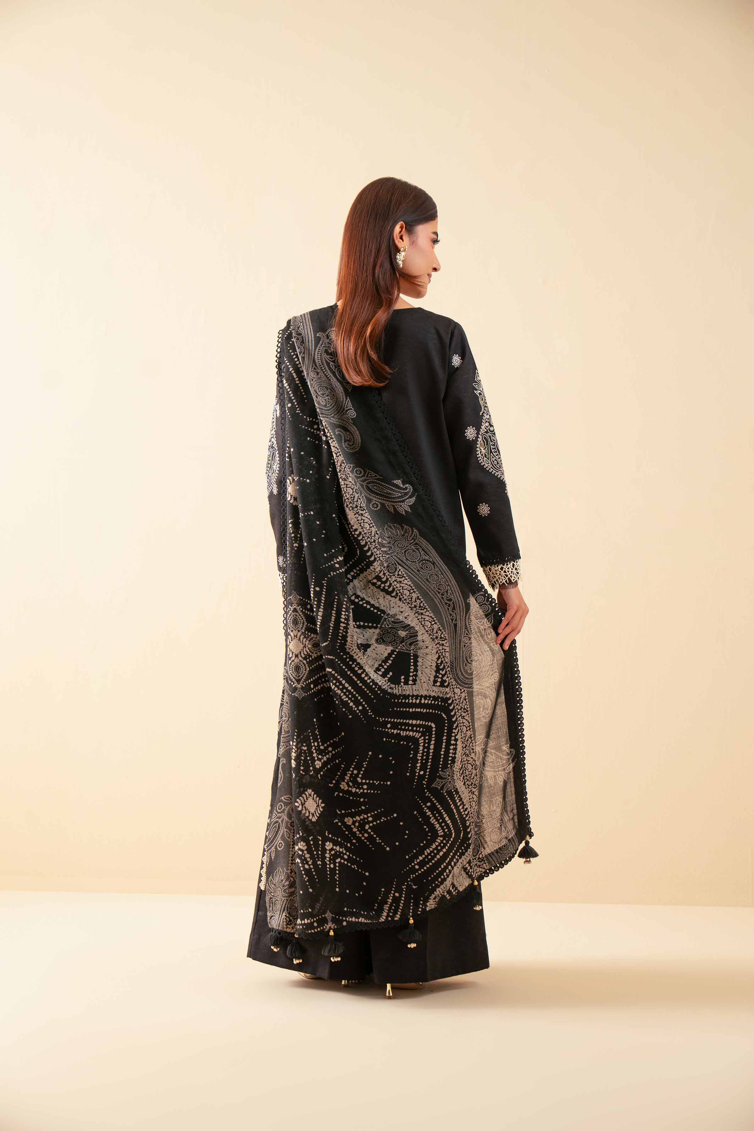3 Piece - Digital Printed Embroidered Suit - 42502701 for Women - Unstitched Collection | Nishat | Shop Online