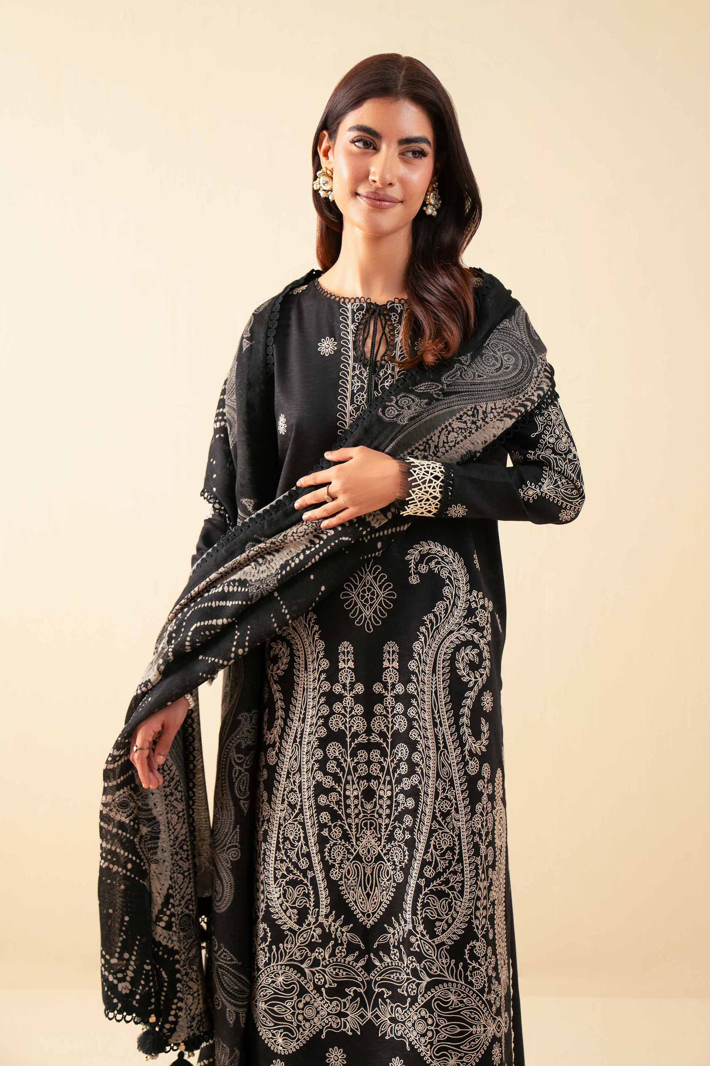 3 Piece - Digital Printed Embroidered Suit - 42502701 for Women - Unstitched Collection | Nishat | Shop Online