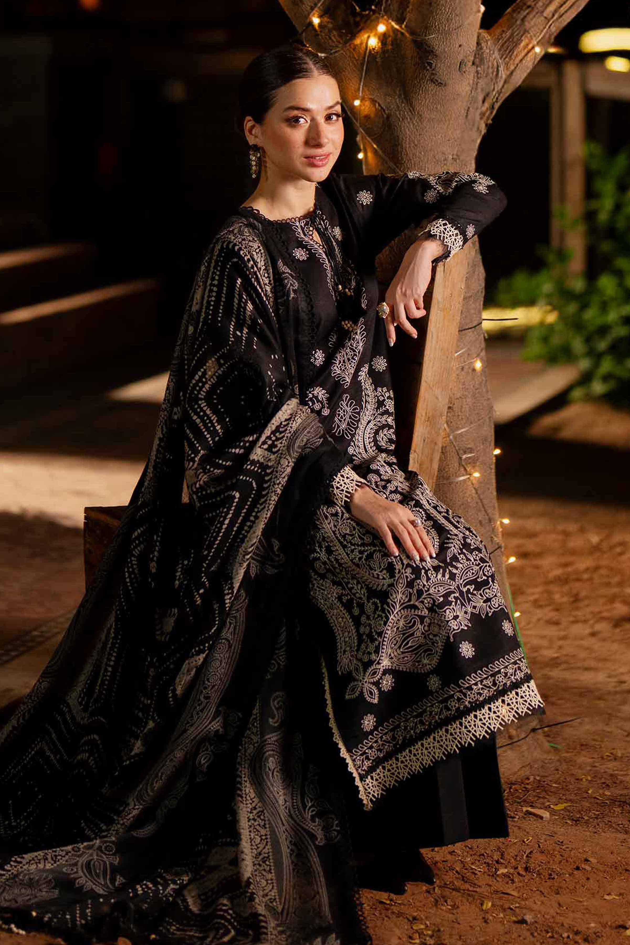 3 Piece - Digital Printed Embroidered Suit - 42502701 for Women - Unstitched Collection | Nishat | Shop Online