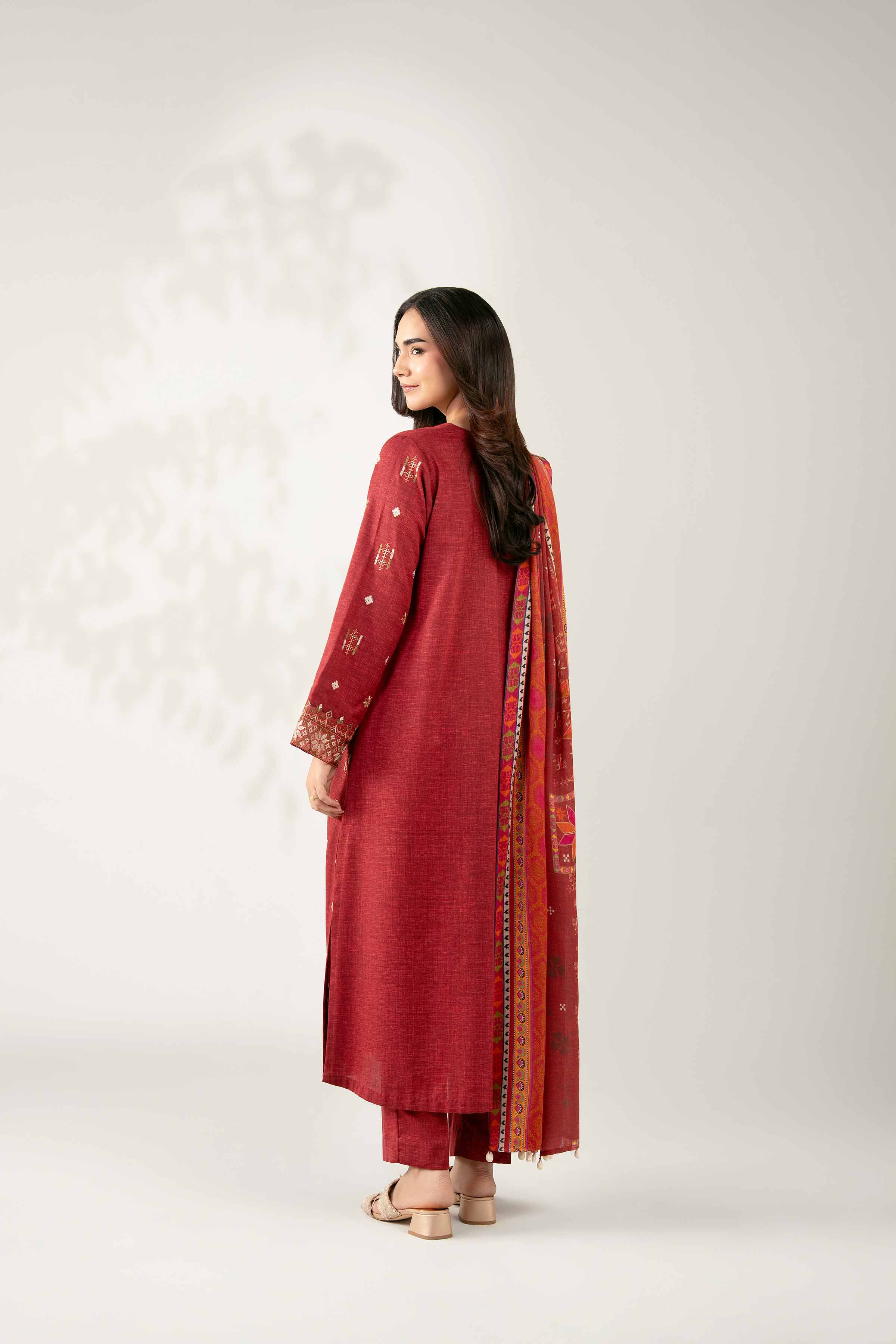 3 Piece - Digital Printed Embroidered Suit - 42502704 for Women - Unstitched Collection | Nishat | Shop Online