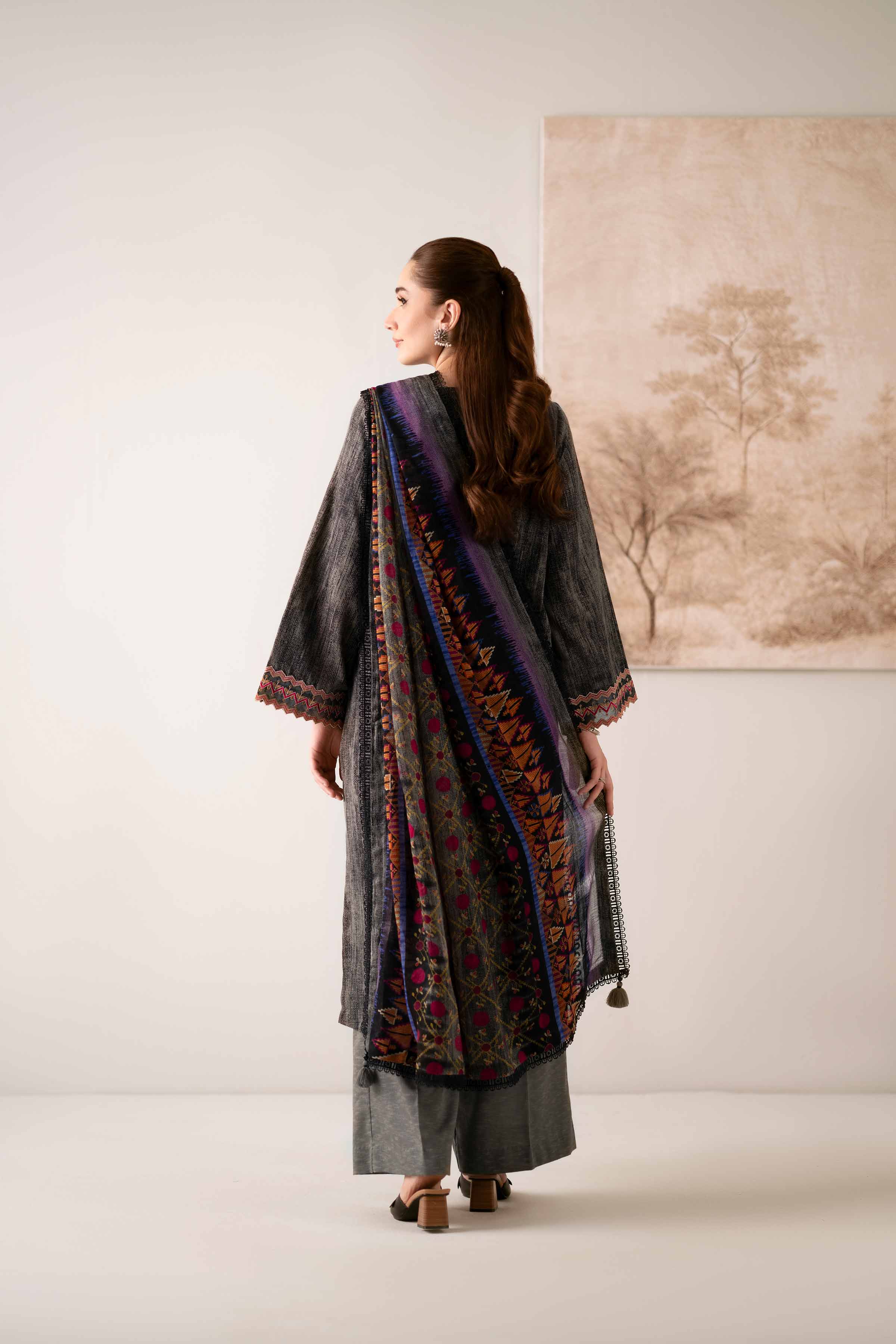 3 Piece - Digital Printed Embroidered Suit - 42502705 for Women - Unstitched Collection | Nishat | Shop Online