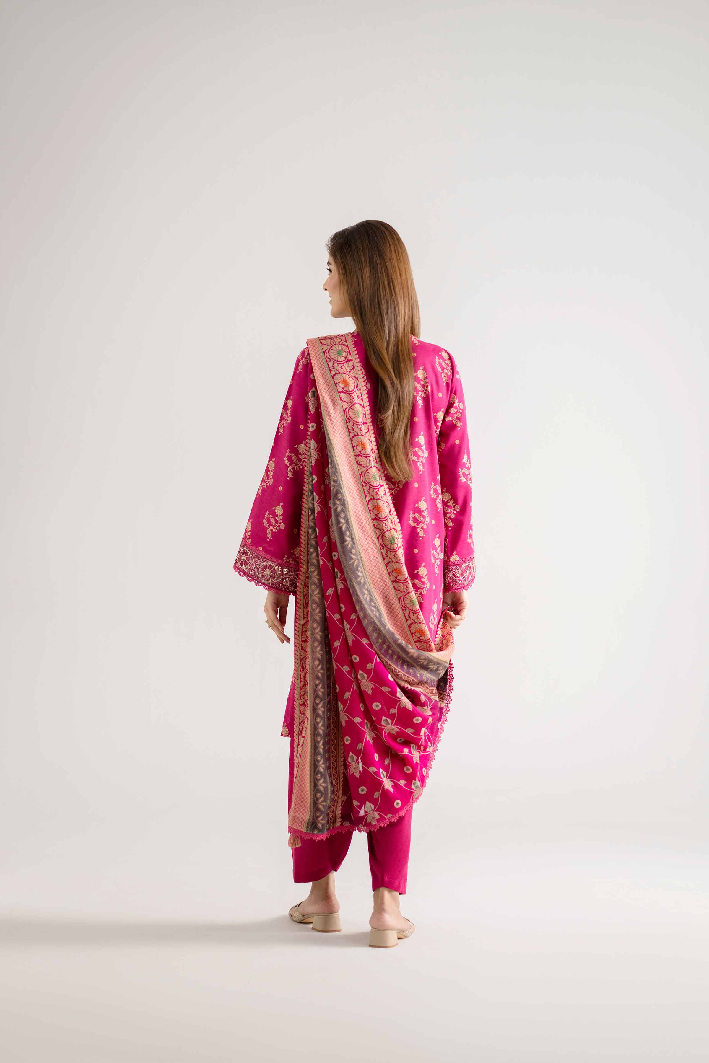 3 Piece - Digital Printed Embroidered Suit - 42502706 for Women - Unstitched Collection | Nishat | Shop Online