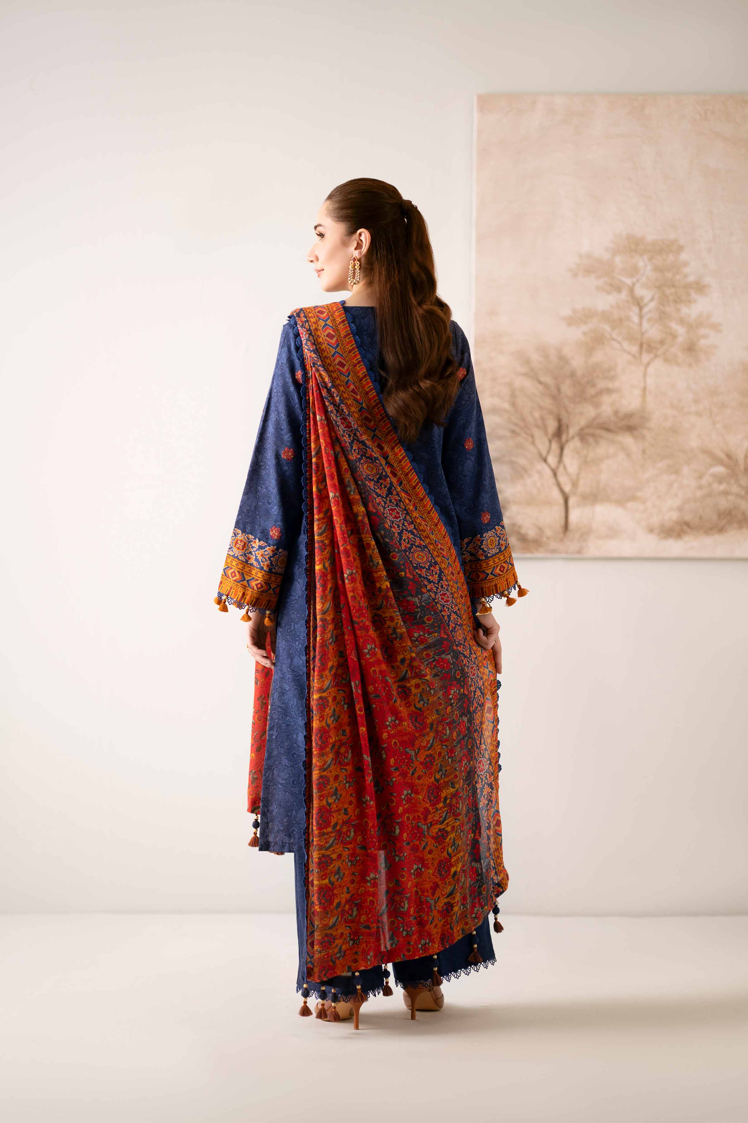 3 Piece - Digital Printed Embroidered Suit - 42502711 for Women - Unstitched Collection | Nishat | Shop Online