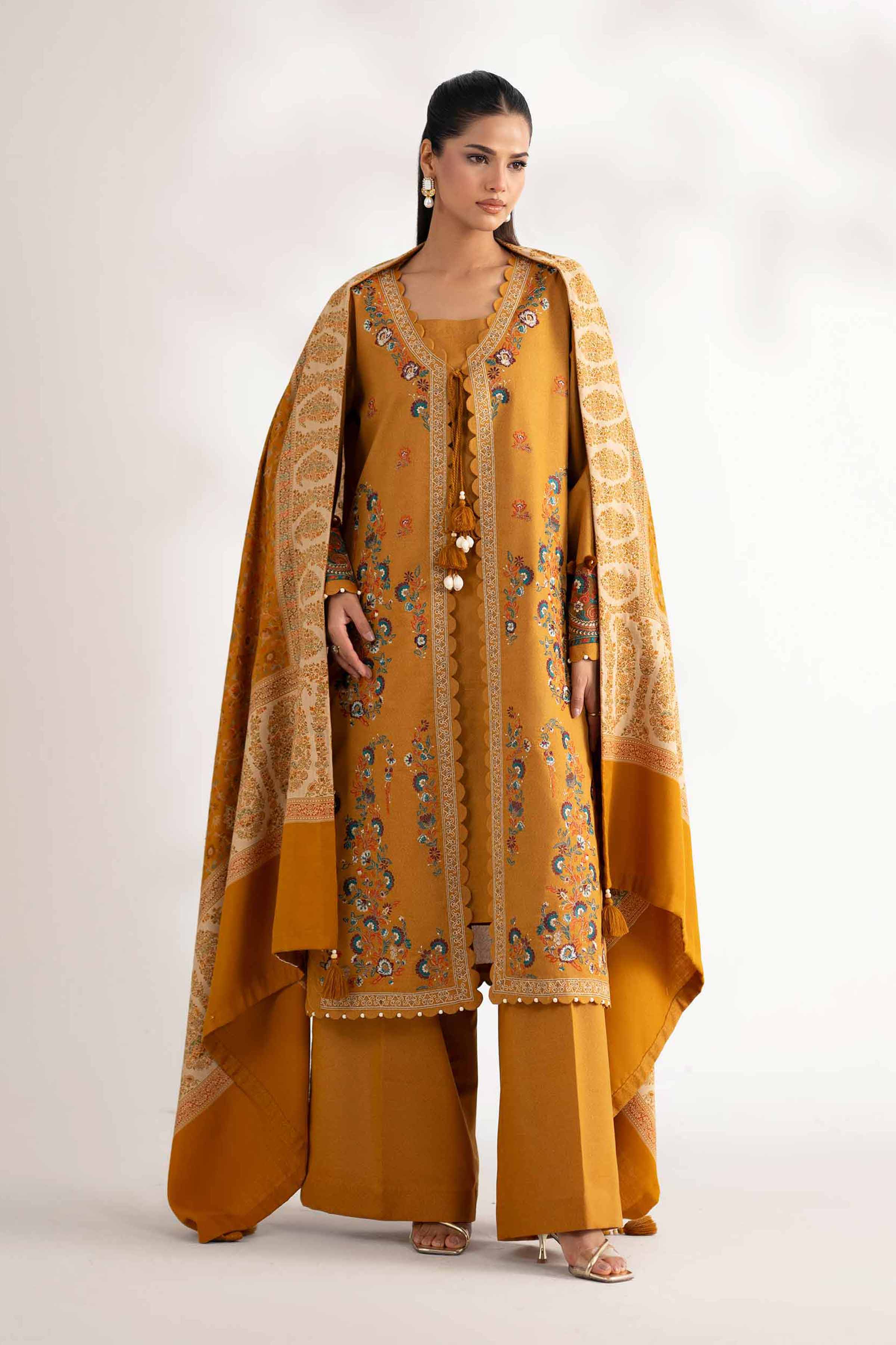 3 Piece - Embroidered Suit - 42502721 for Women - Unstitched Collection | Nishat | Shop Online