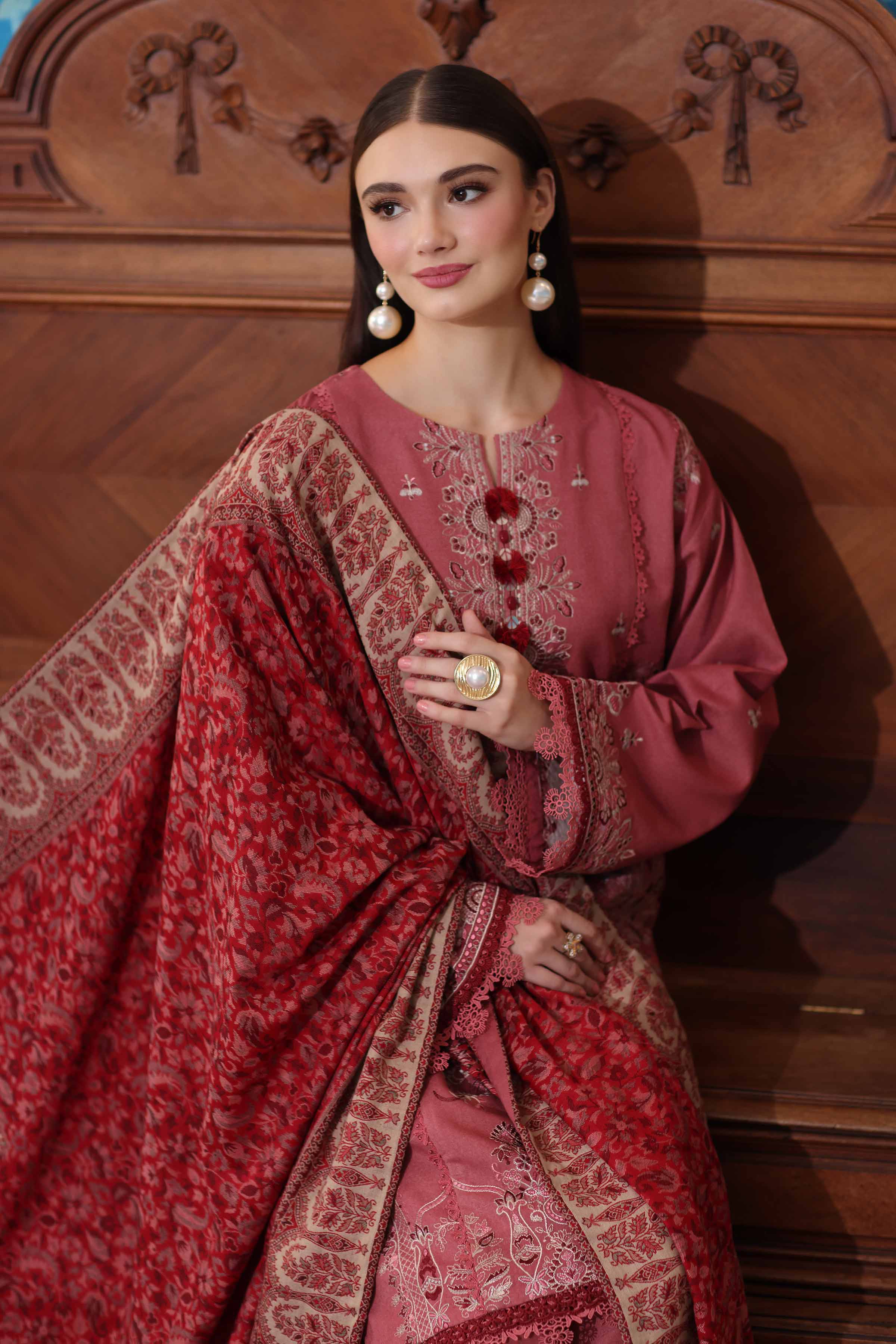 3 Piece - Embroidered Suit - 42502722 for Women - Unstitched Collection | Nishat | Shop Online