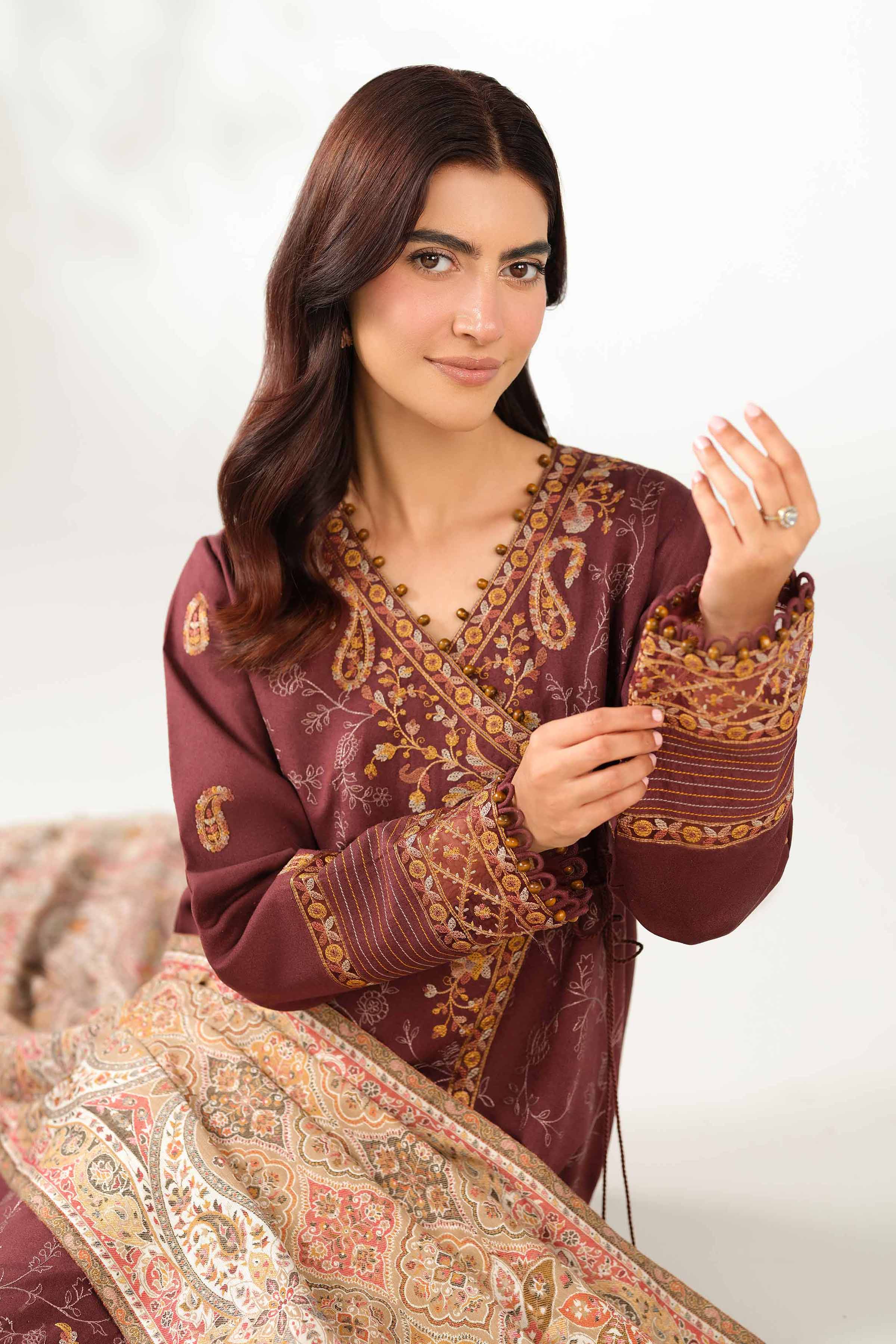 3 Piece - Embroidered Suit - 42502723 for Women - Unstitched Collection | Nishat | Shop Online