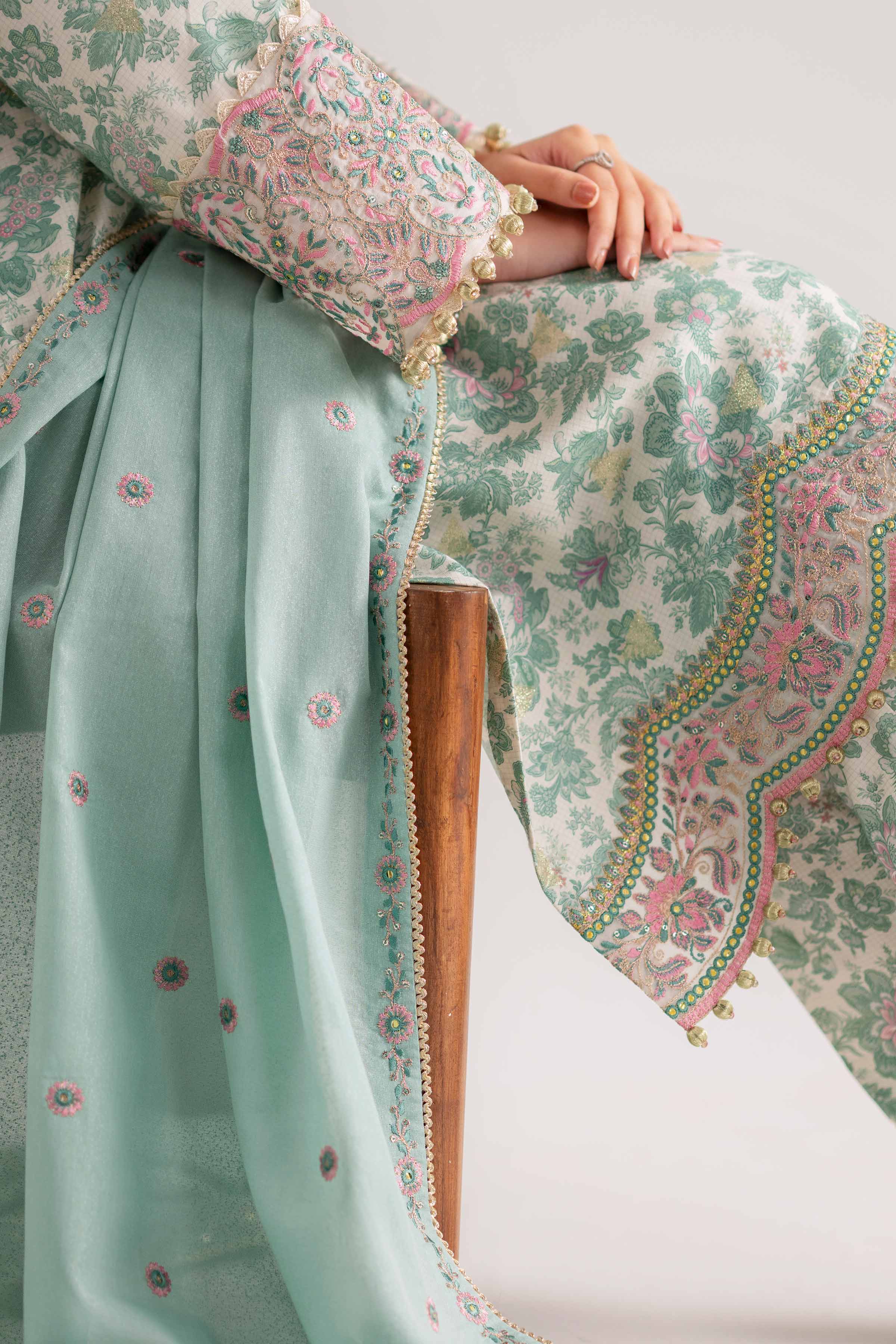 3 Piece - Digital Printed Embroidered Suit - 42502726 for Women - Unstitched Collection | Nishat | Shop Online