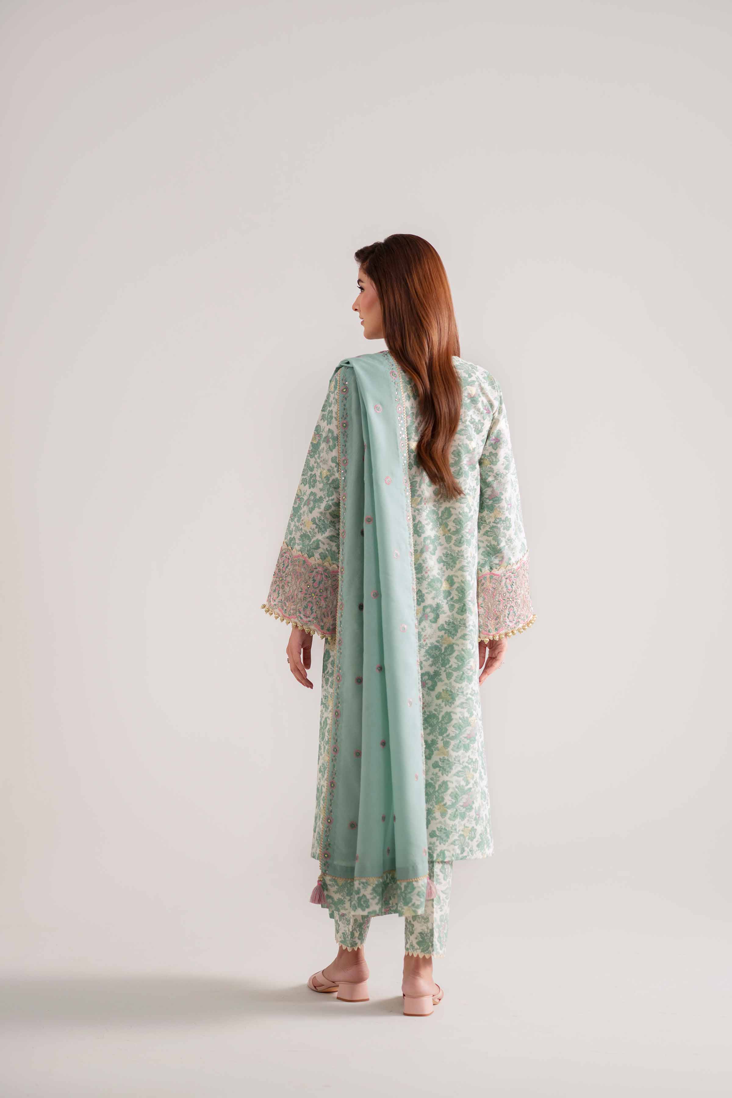 3 Piece - Digital Printed Embroidered Suit - 42502726 for Women - Unstitched Collection | Nishat | Shop Online