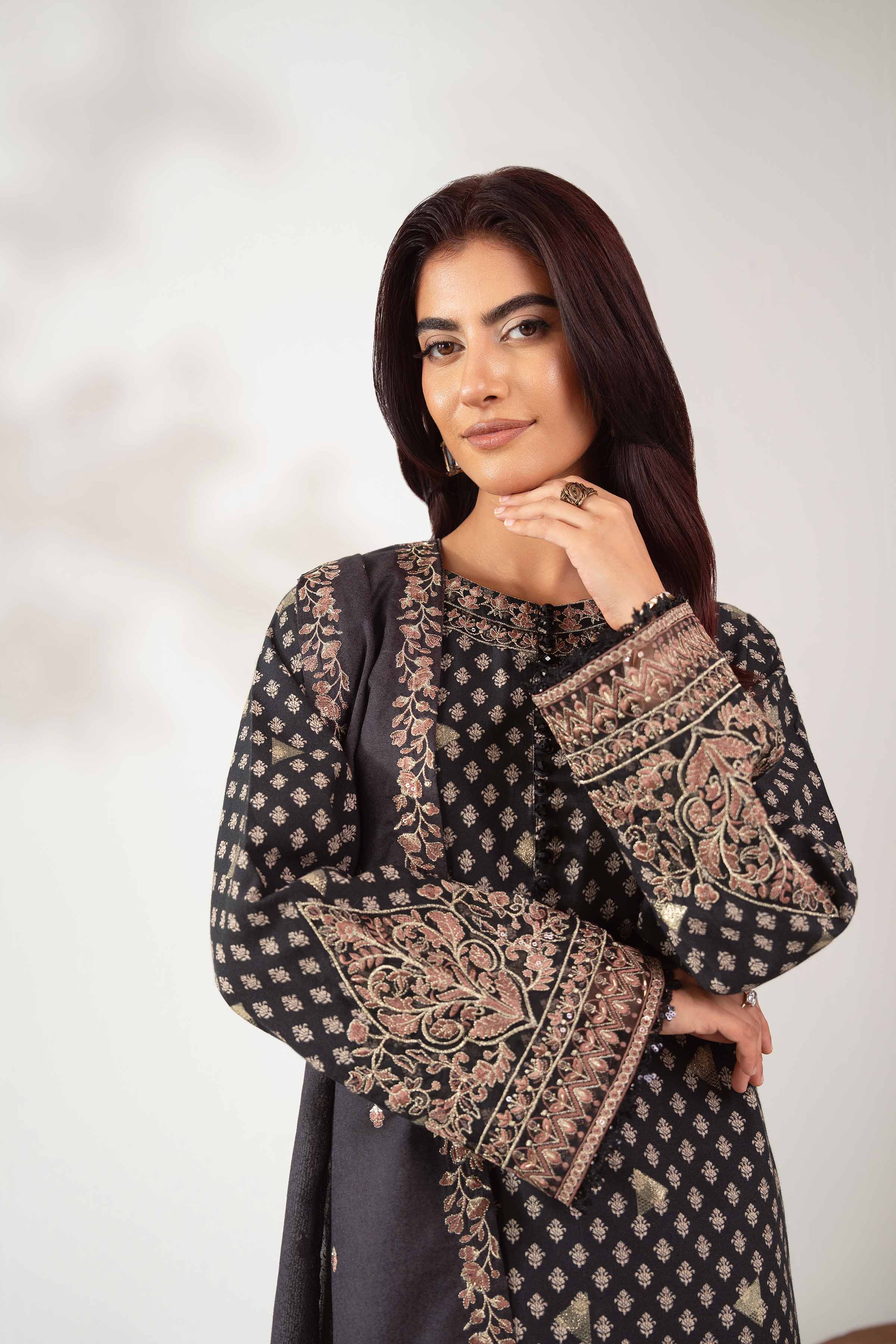 3 Piece - Digital Printed Embroidered Suit - 42502727 for Women - Unstitched Collection | Nishat | Shop Online