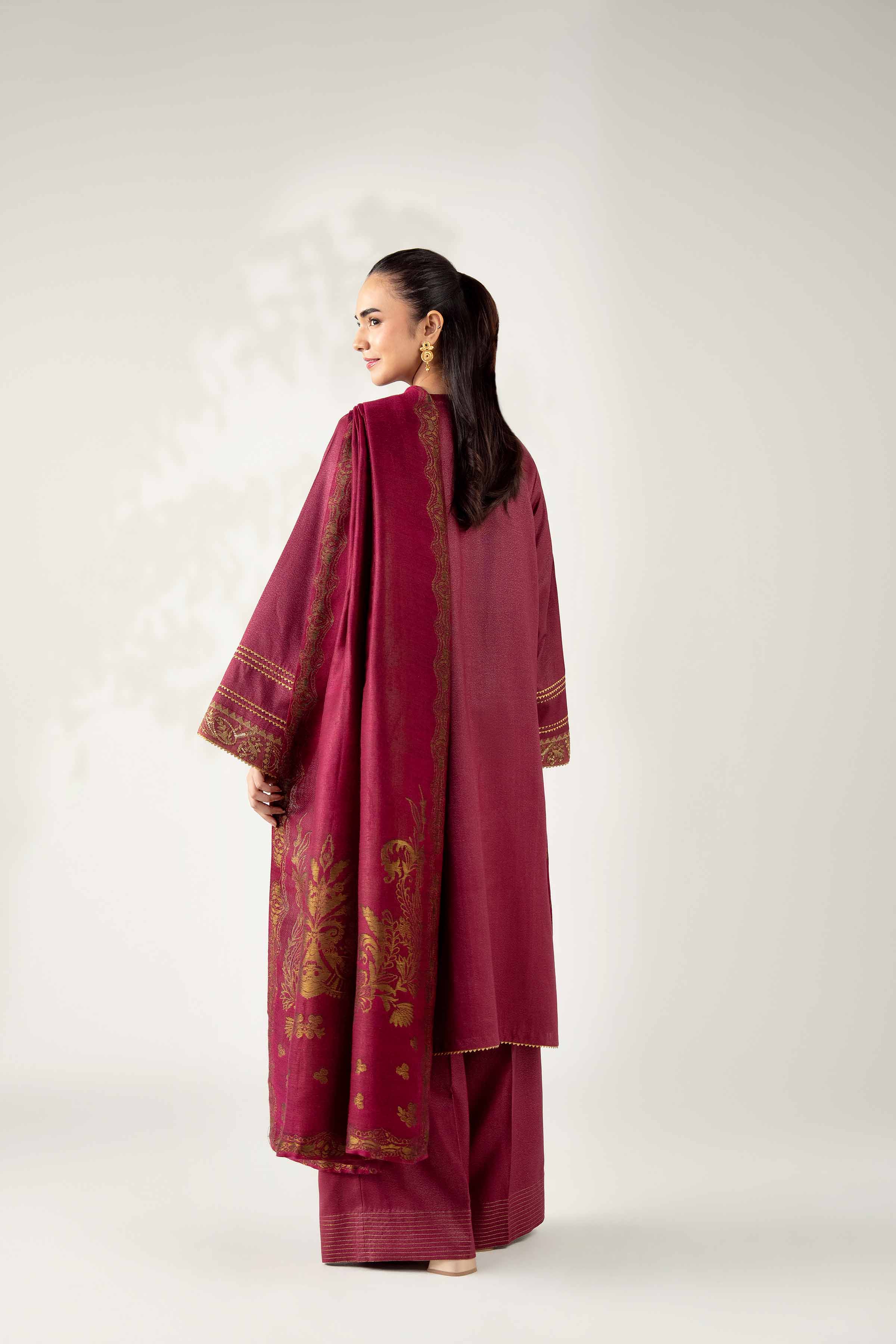 3 Piece - Embroidered Suit - 42502729 for Women - Unstitched Collection | Nishat | Shop Online