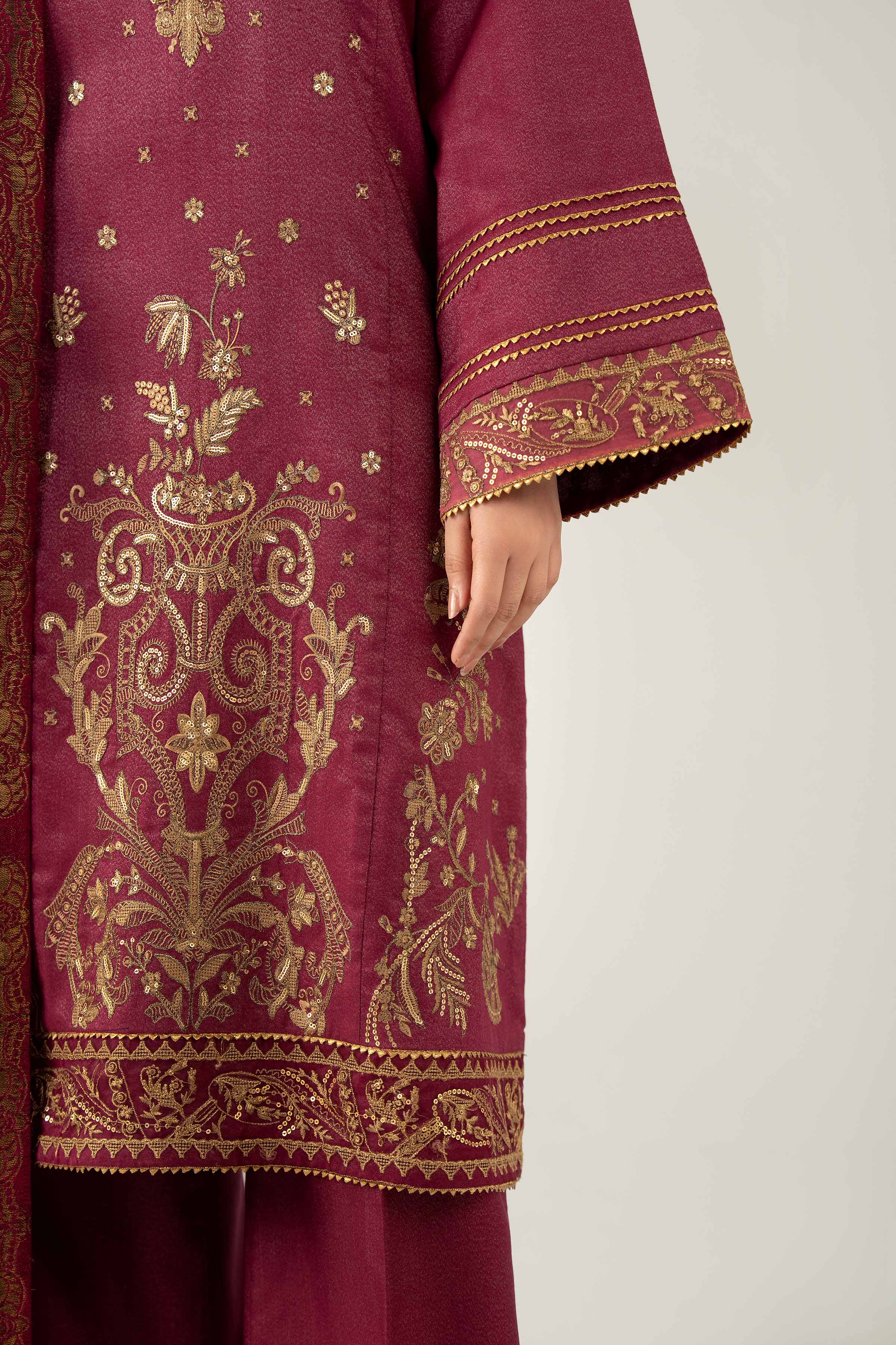 3 Piece - Embroidered Suit - 42502729 for Women - Unstitched Collection | Nishat | Shop Online