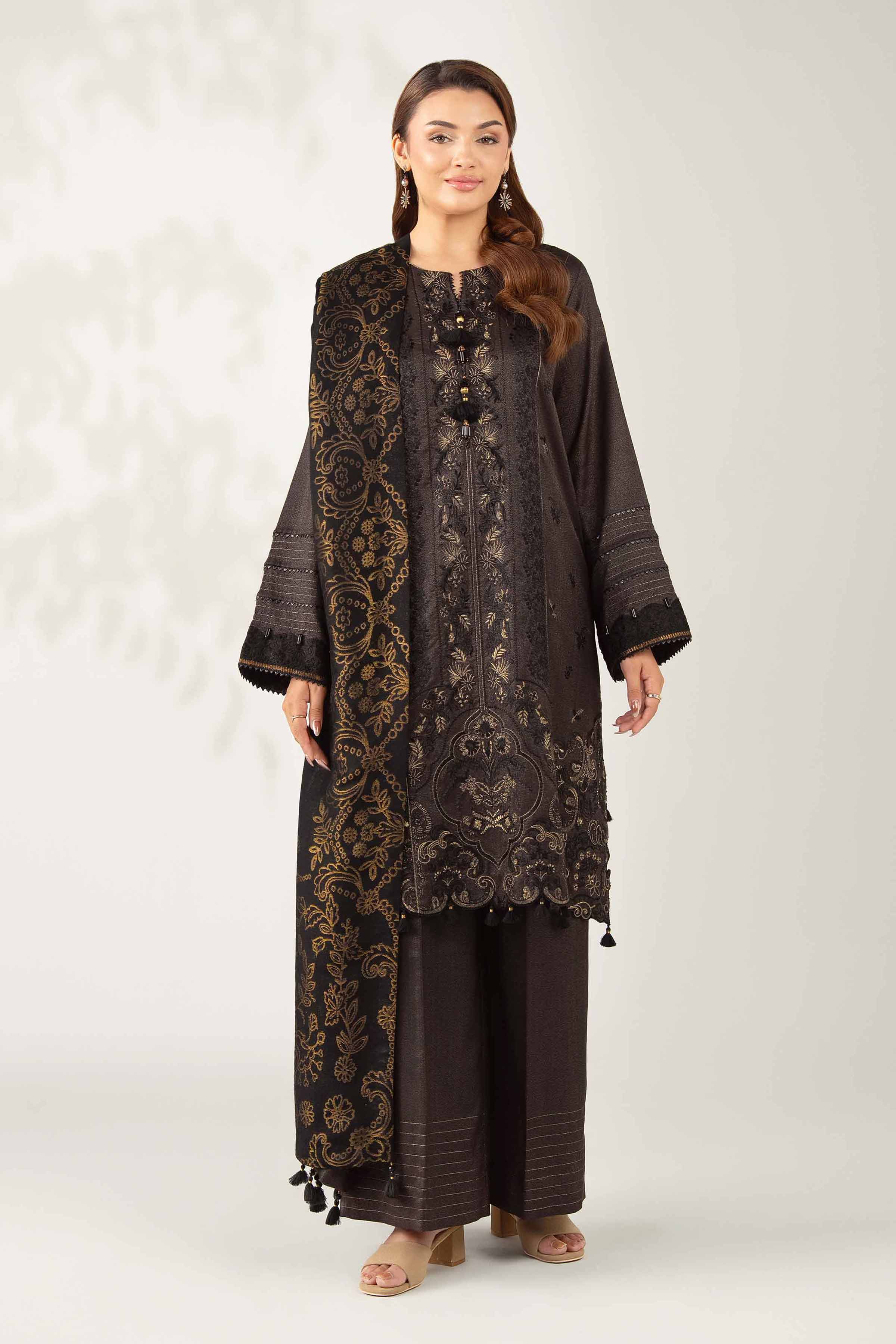 3 Piece - Embroidered Suit - 42502731 for Women - Unstitched Collection | Nishat | Shop Online