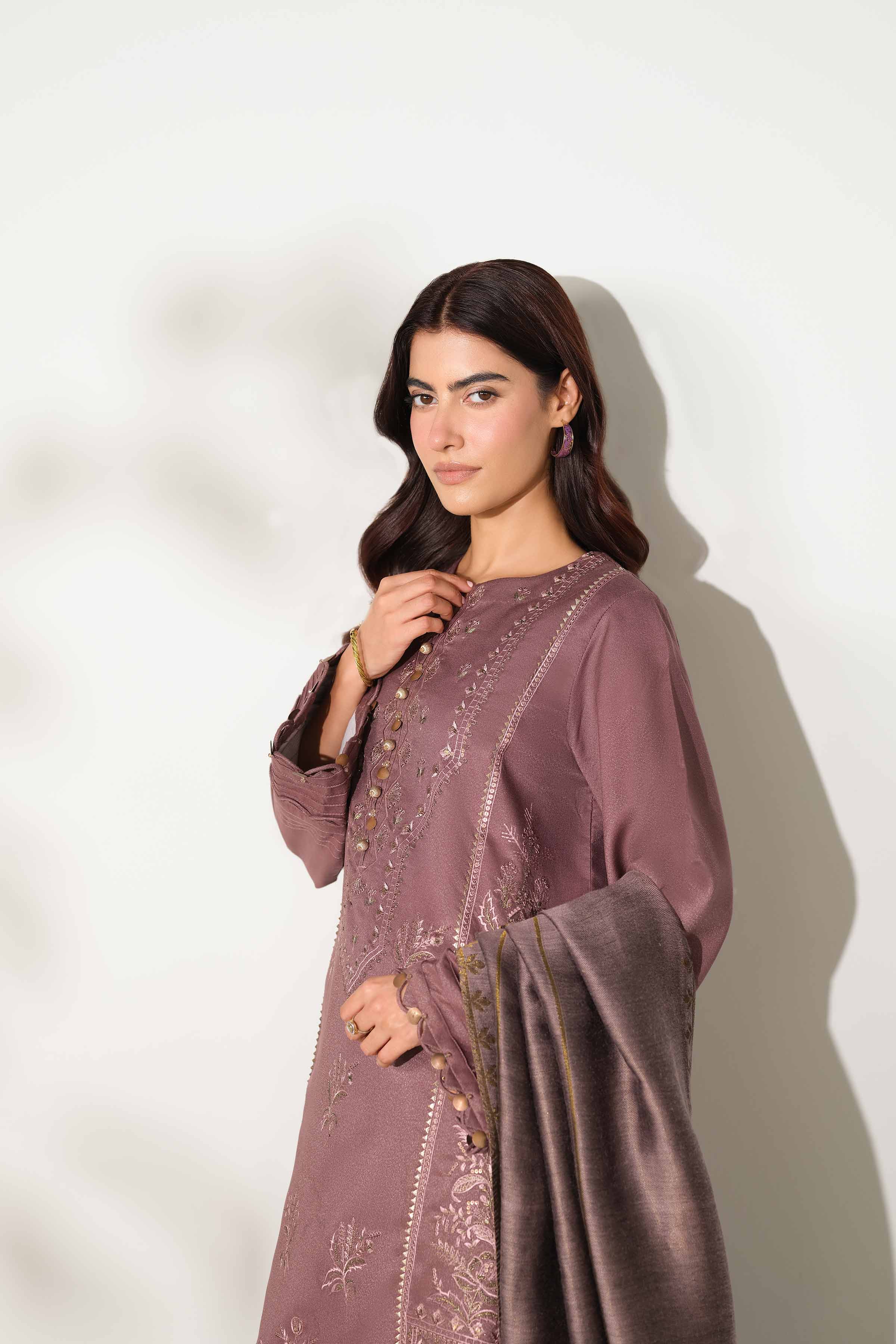3 Piece - Embroidered Suit - 42502732 for Women - Unstitched Collection | Nishat | Shop Online