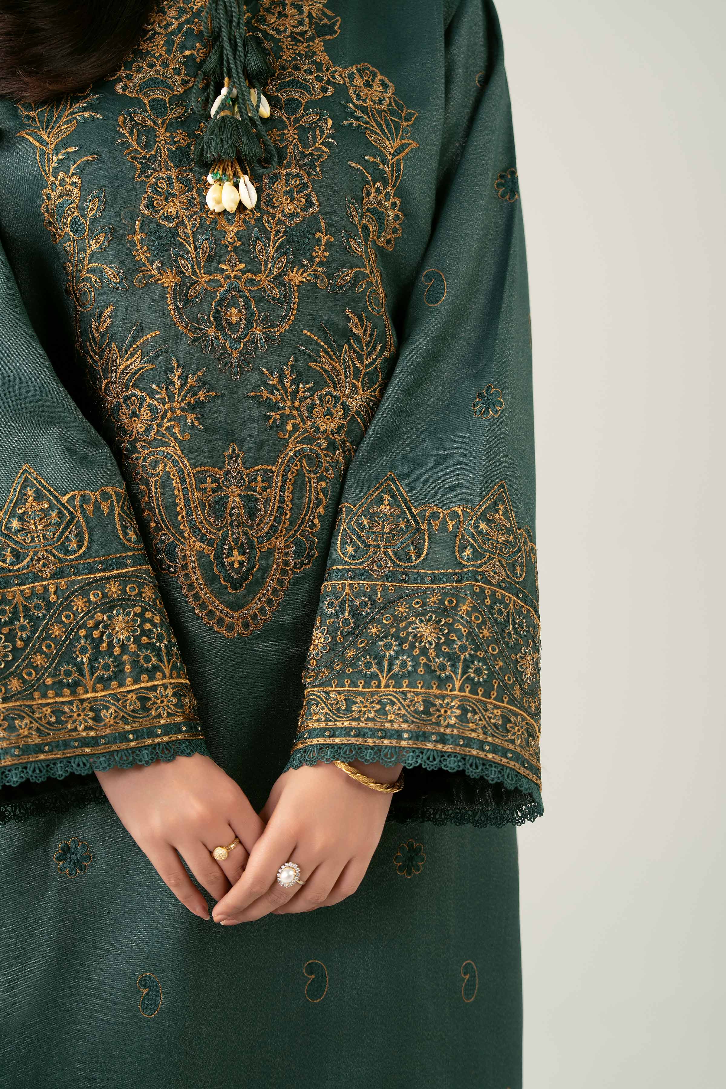 3 Piece - Embroidered Suit - 42502733 for Women - Unstitched Collection | Nishat | Shop Online