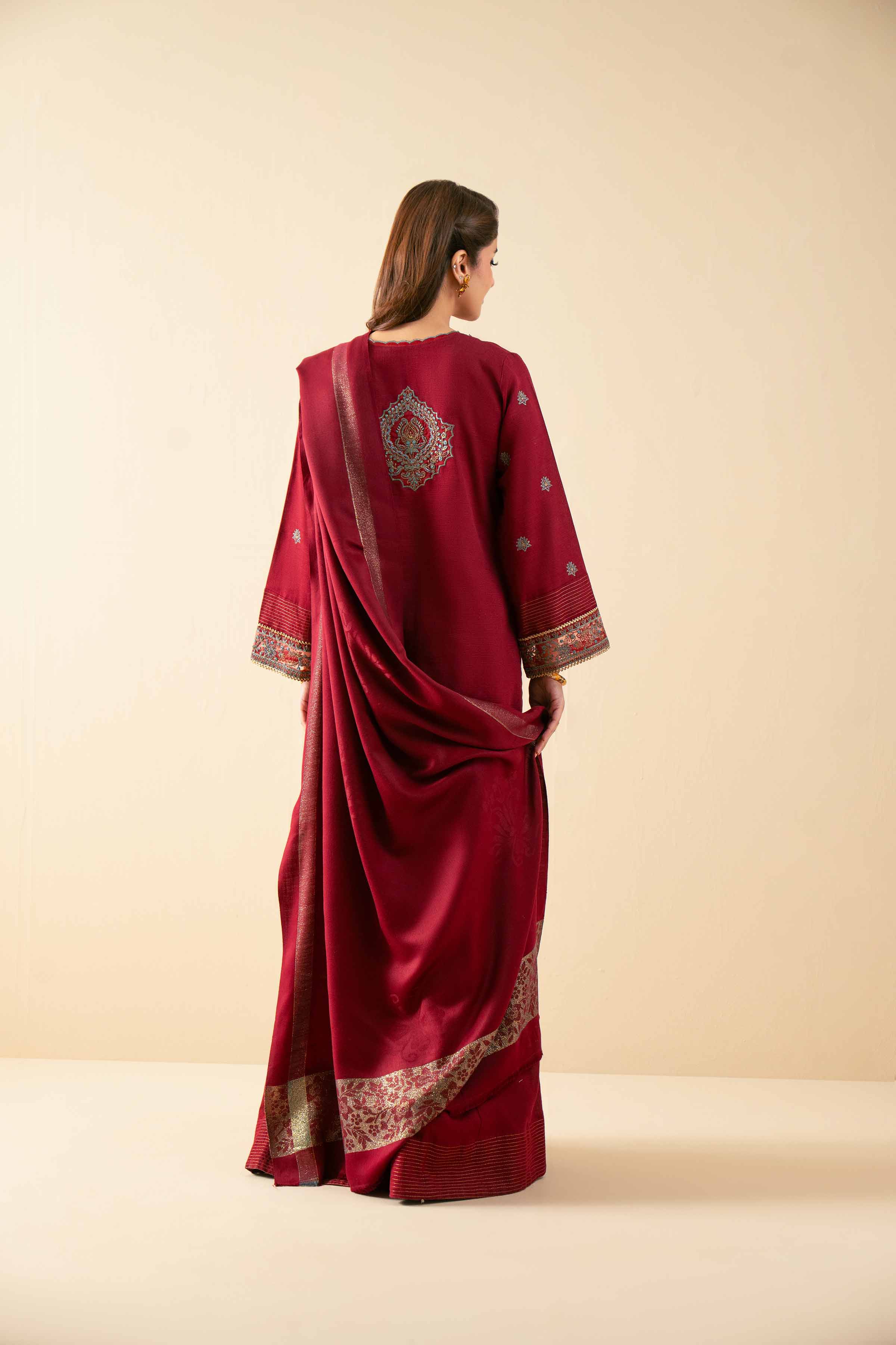 3 Piece - Embroidered Suit - 42502736 for Women - Unstitched Collection | Nishat | Shop Online