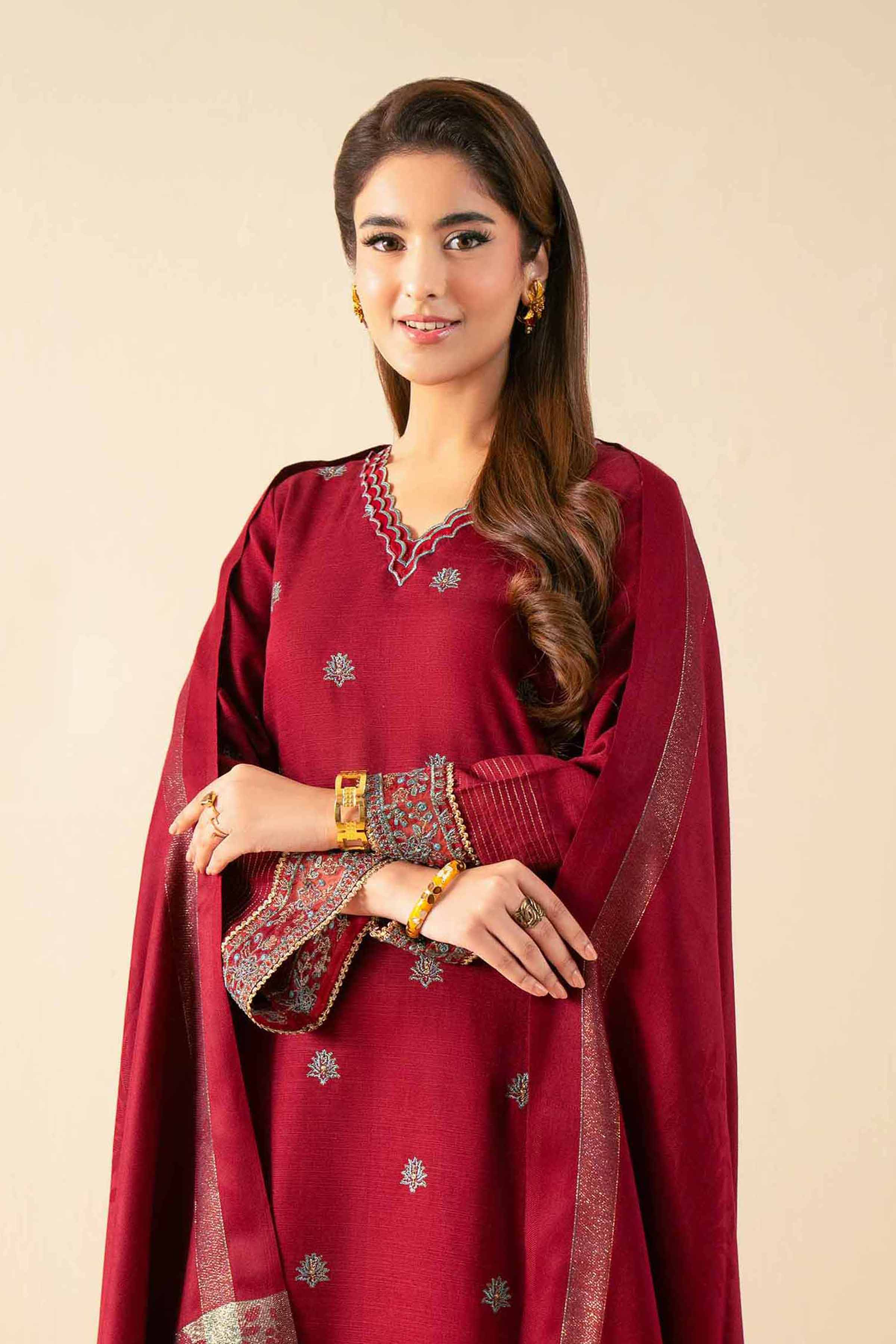 3 Piece - Embroidered Suit - 42502736 for Women - Unstitched Collection | Nishat | Shop Online