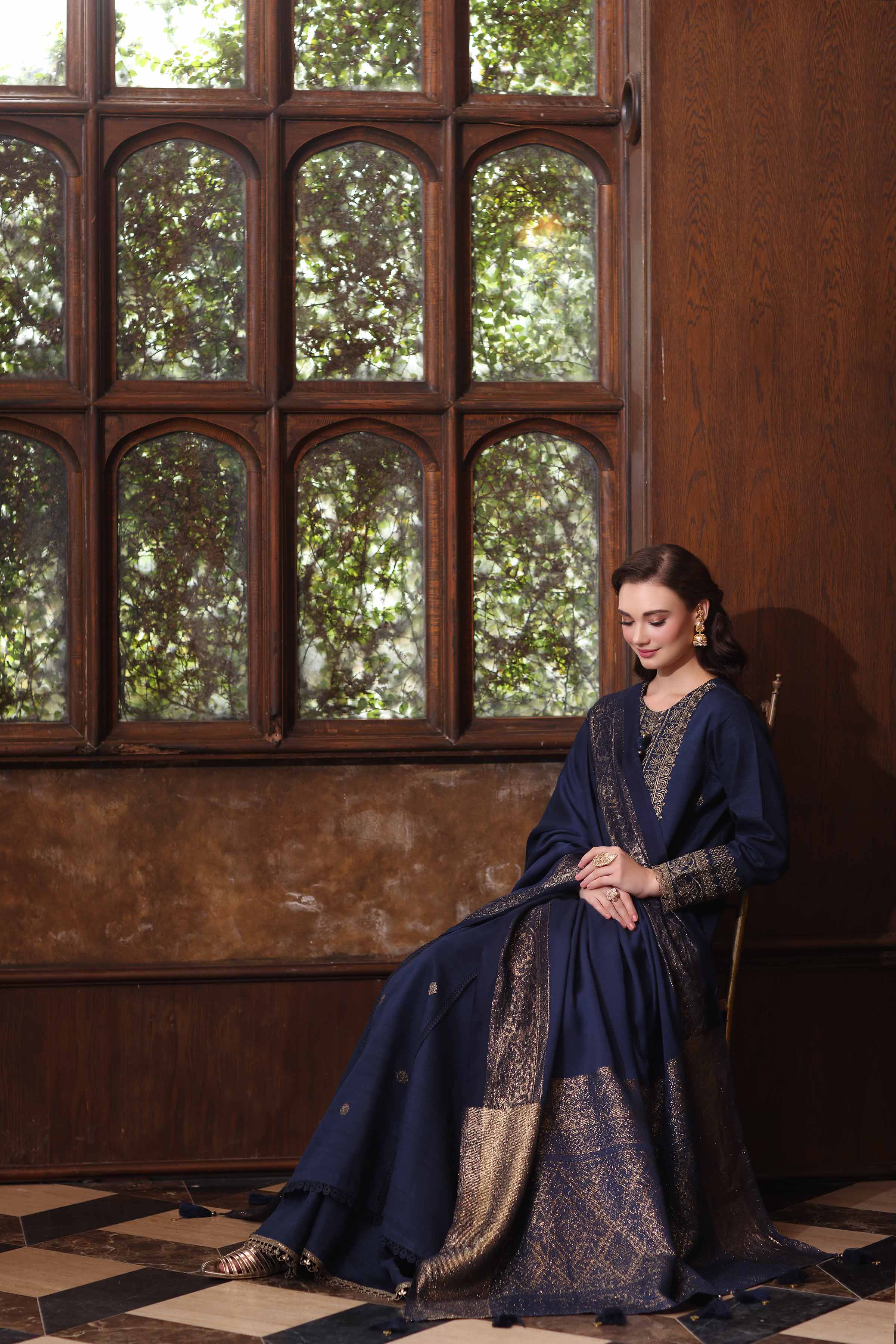 3 Piece - Embroidered Suit - 42502737 for Women - Unstitched Collection | Nishat | Shop Online