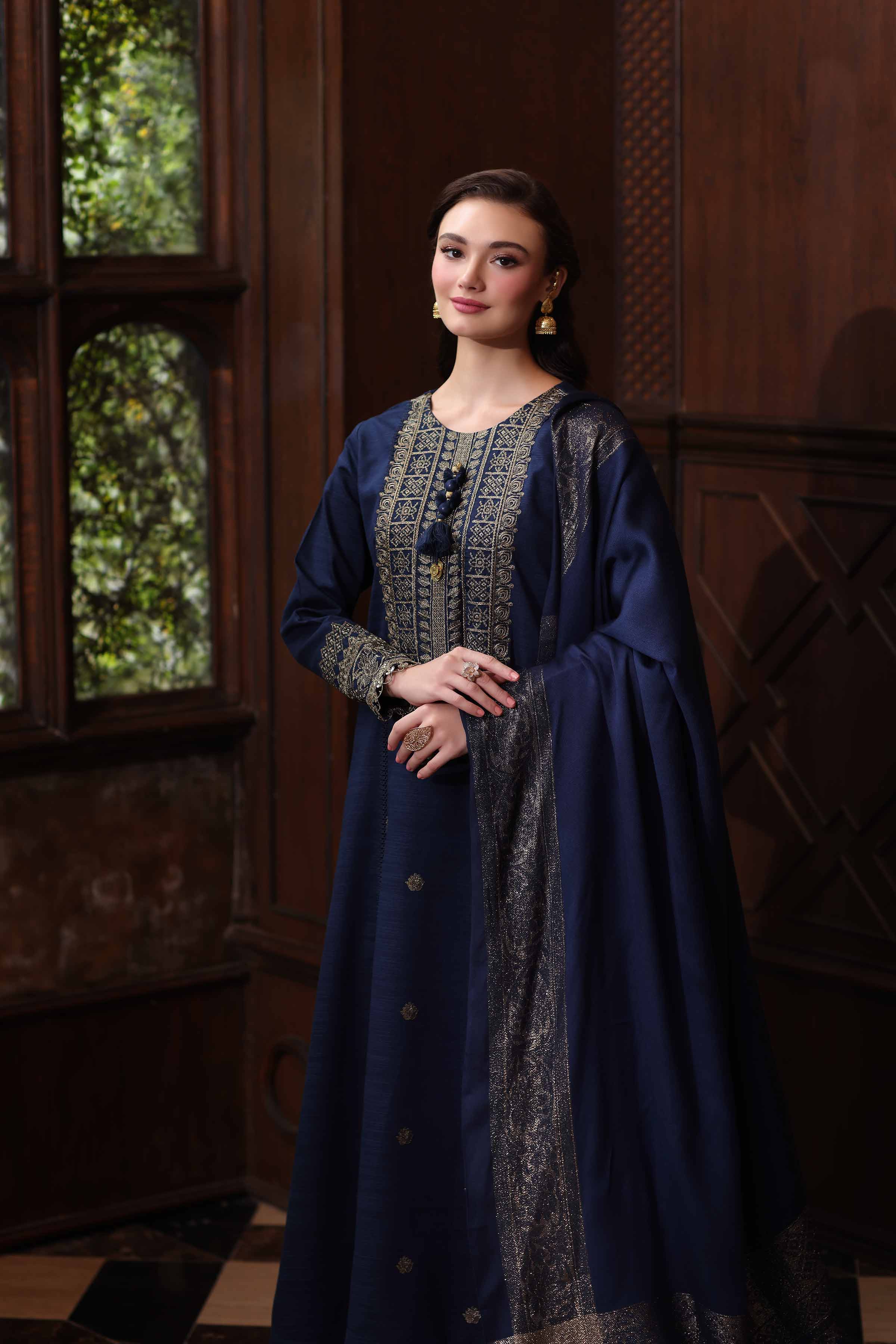 3 Piece - Embroidered Suit - 42502737 for Women - Unstitched Collection | Nishat | Shop Online