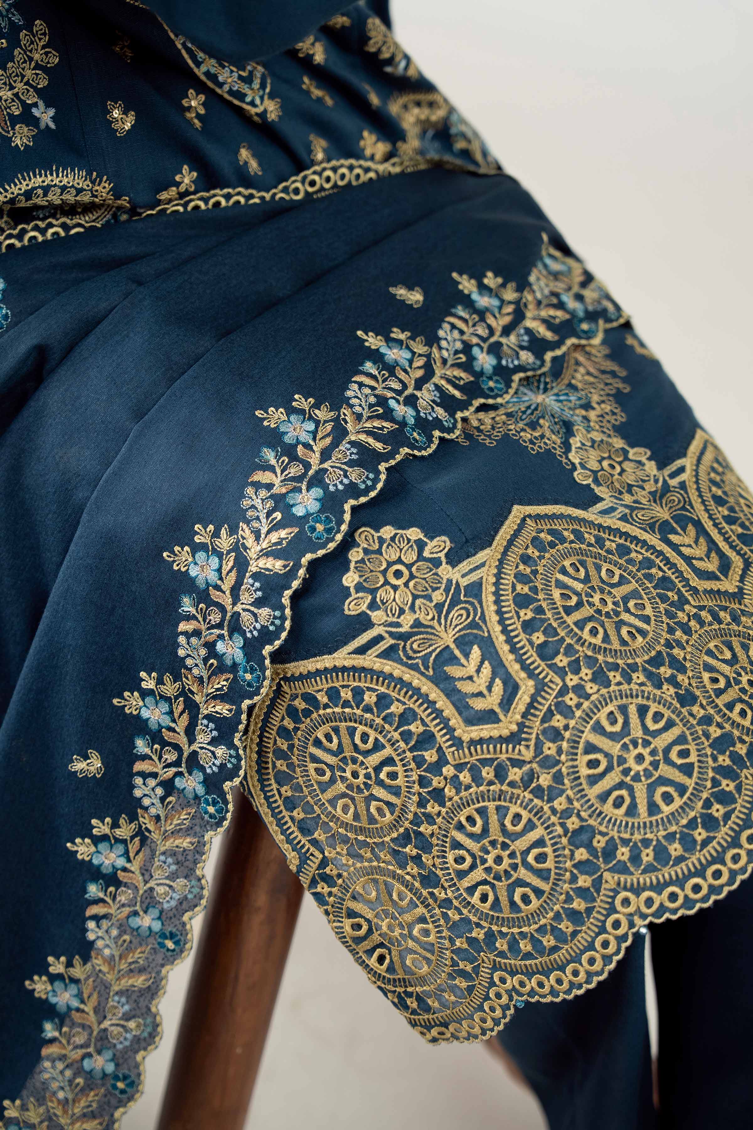 3 Piece - Embroidered Suit - 42502740 for Women - Unstitched Collection | Nishat | Shop Online
