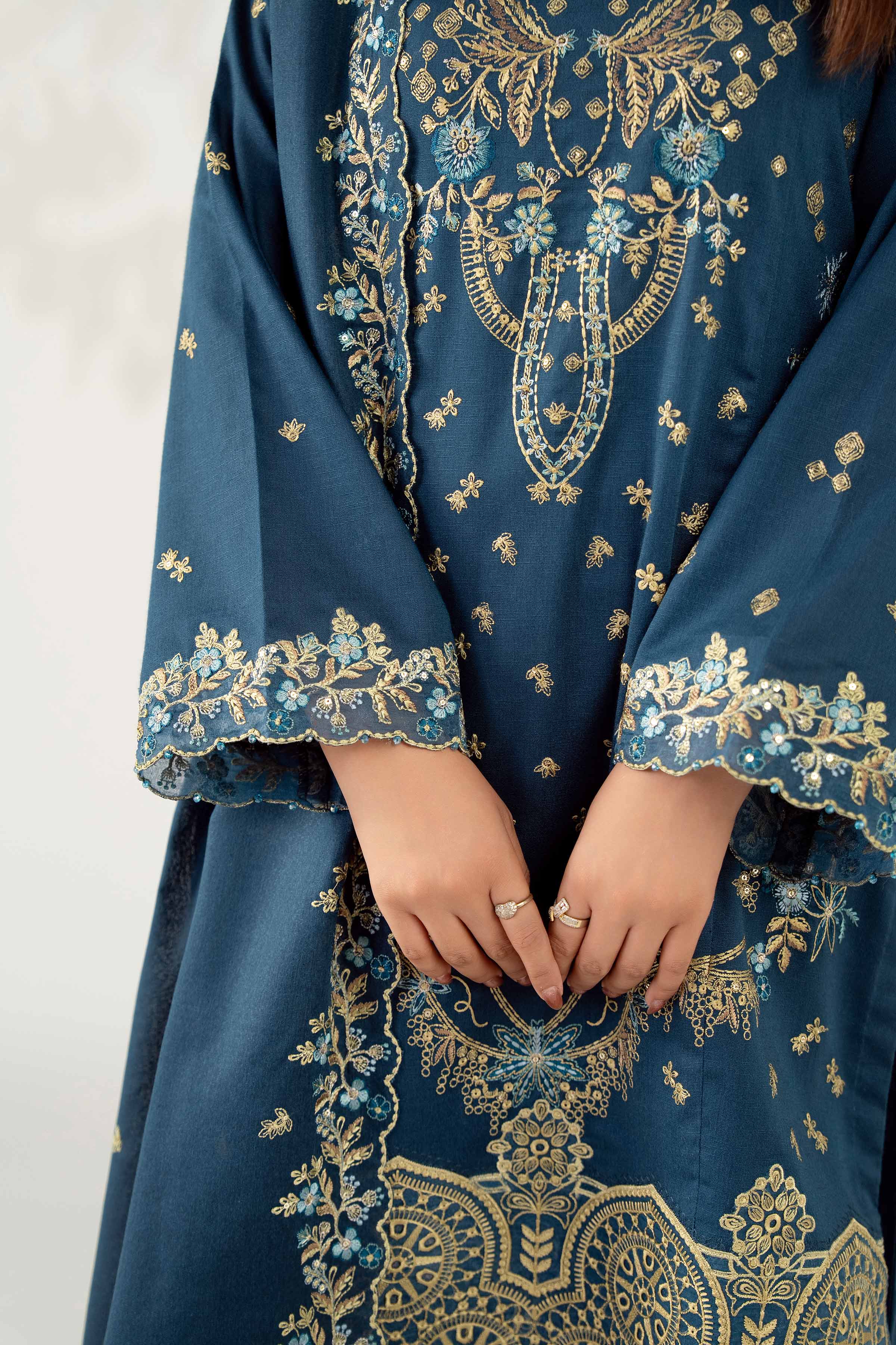 3 Piece - Embroidered Suit - 42502740 for Women - Unstitched Collection | Nishat | Shop Online