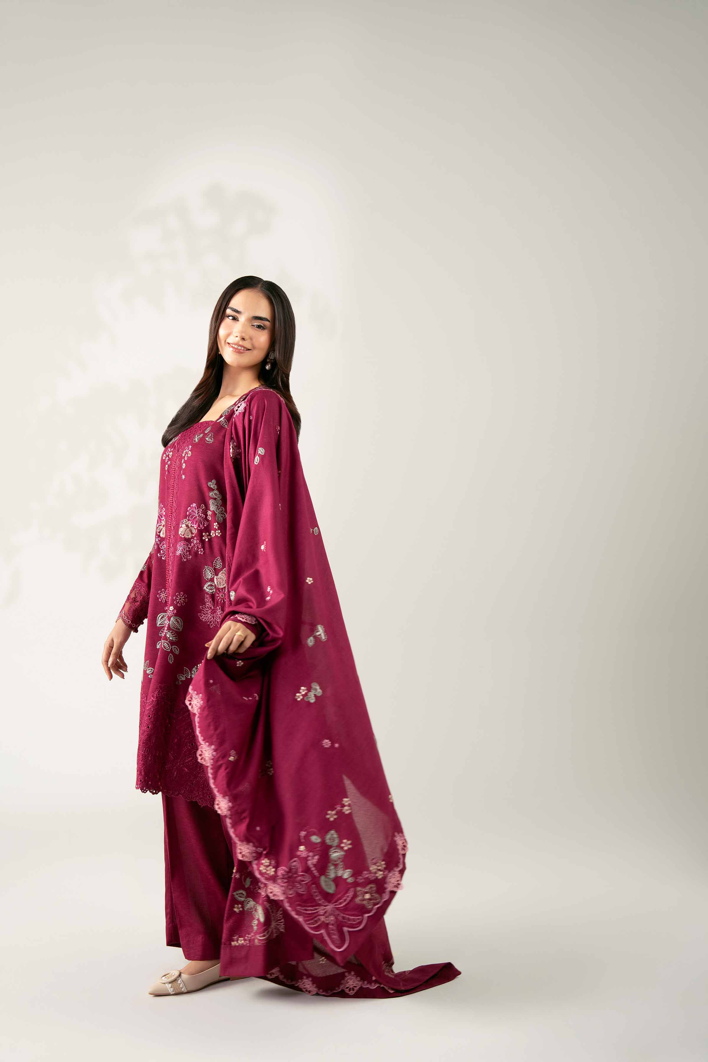 3 Piece - Embroidered Suit - 42502743 for Women - Unstitched Collection | Nishat | Shop Online